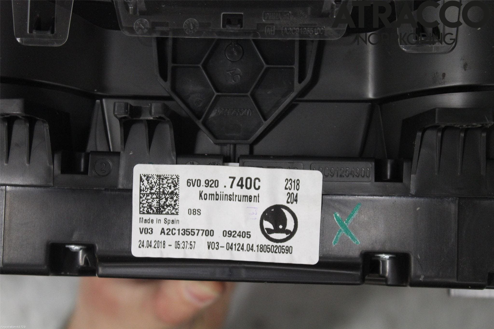 Skoda FABIA 15-21 Instrument Komb