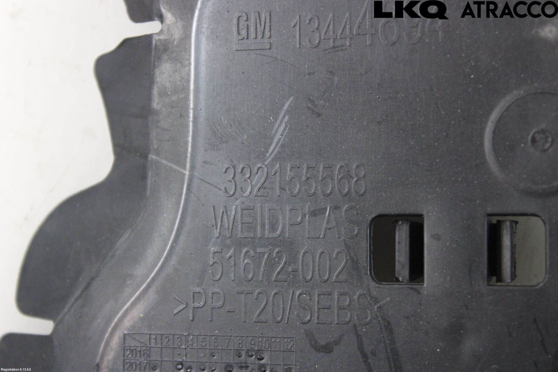 Opel INSIGNIA 17- Deflektor Plåt-Plast Kylning