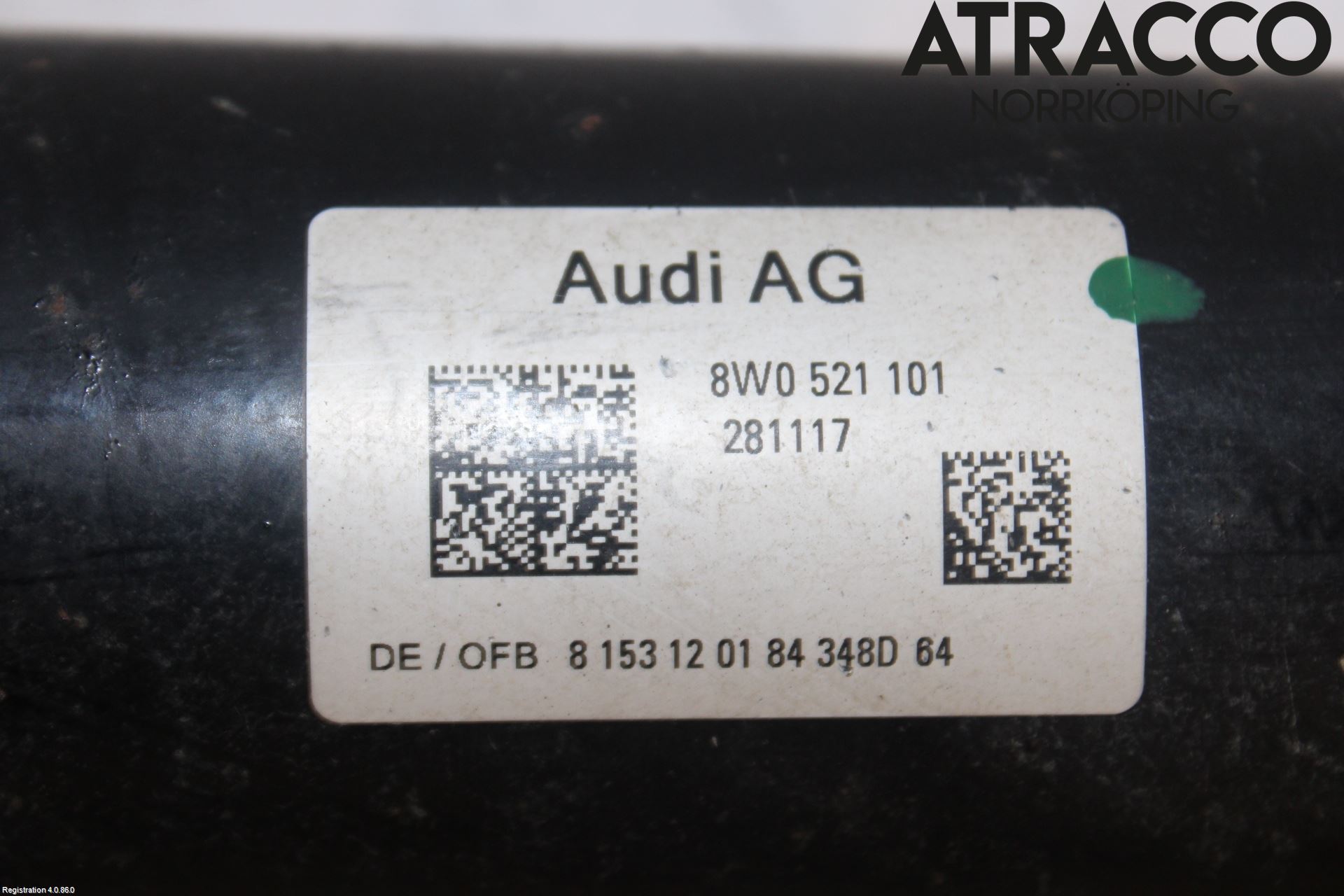 Audi A5 17- Mellanaxel Komp