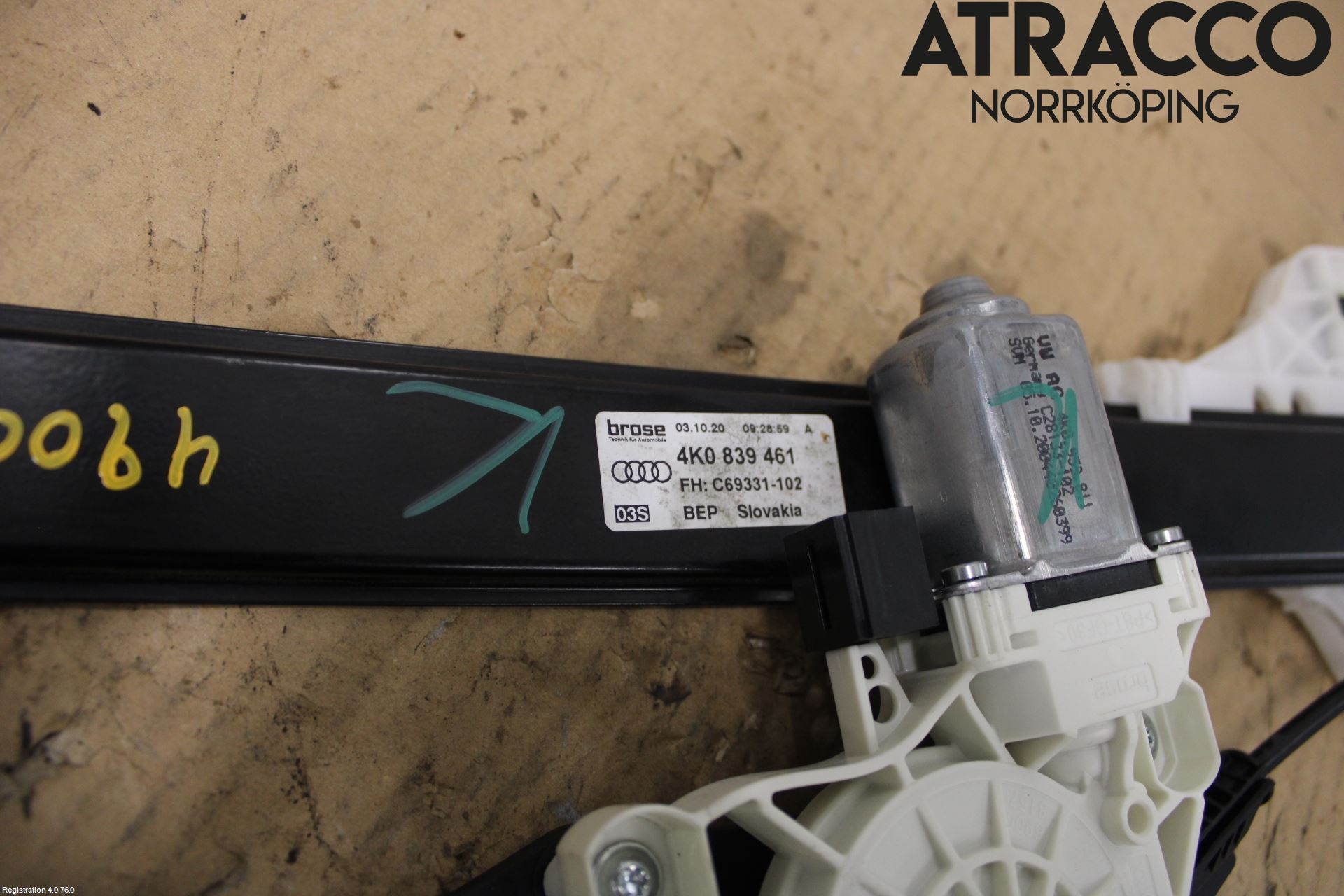 Audi A6 F2/C8 19- Fönsterhiss El Kompl