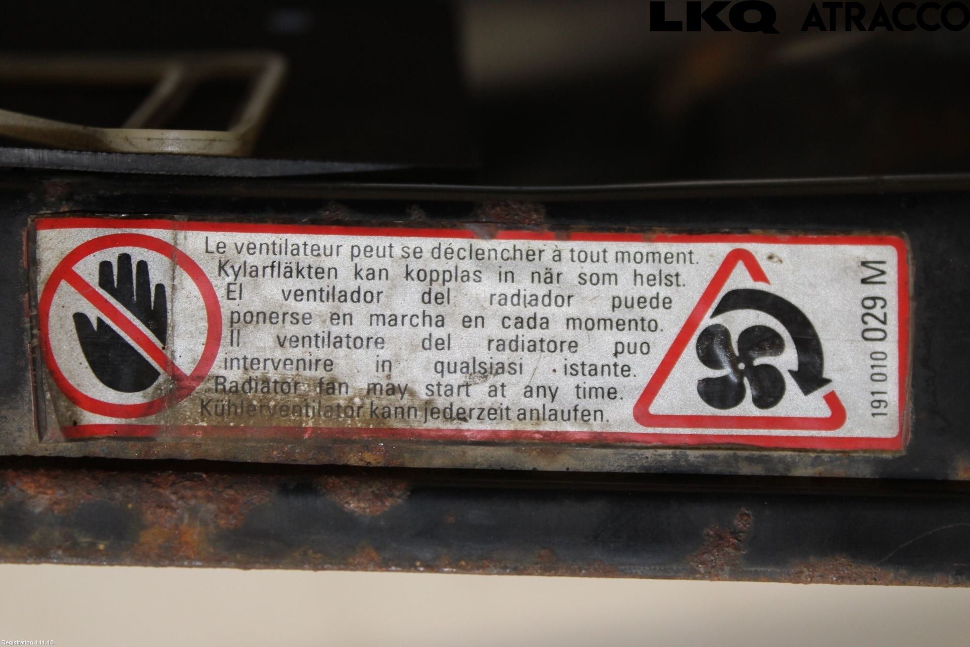 Volkswagen VW JETTA II 84-92 Kylfläkt El