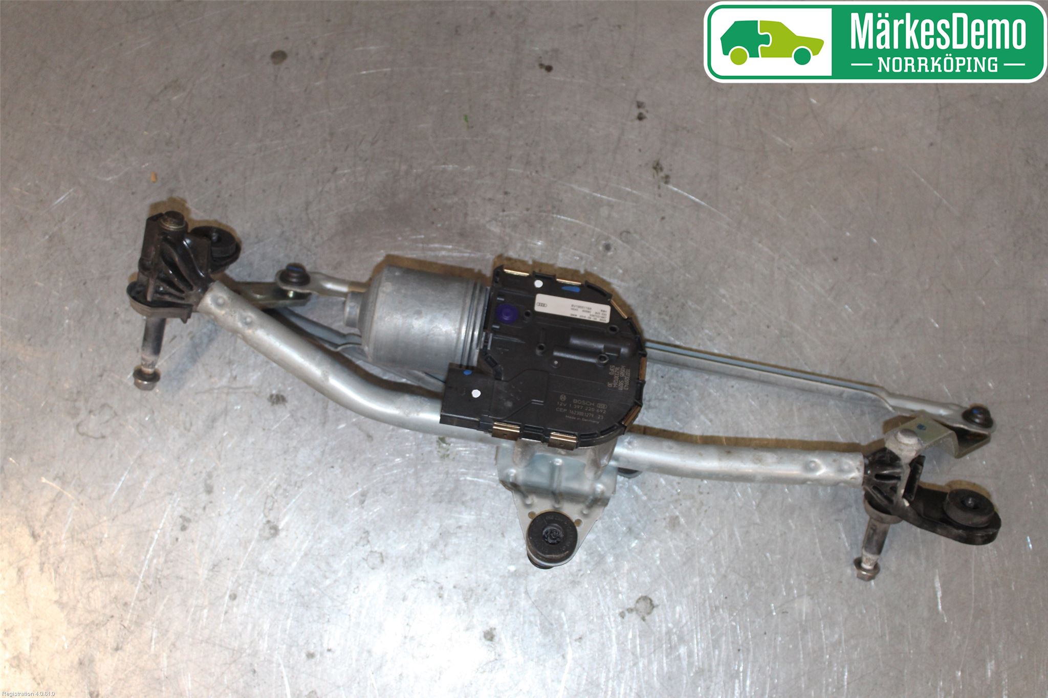 Audi A3/S3 8V 13-20 Torkarmekanism Vindruta