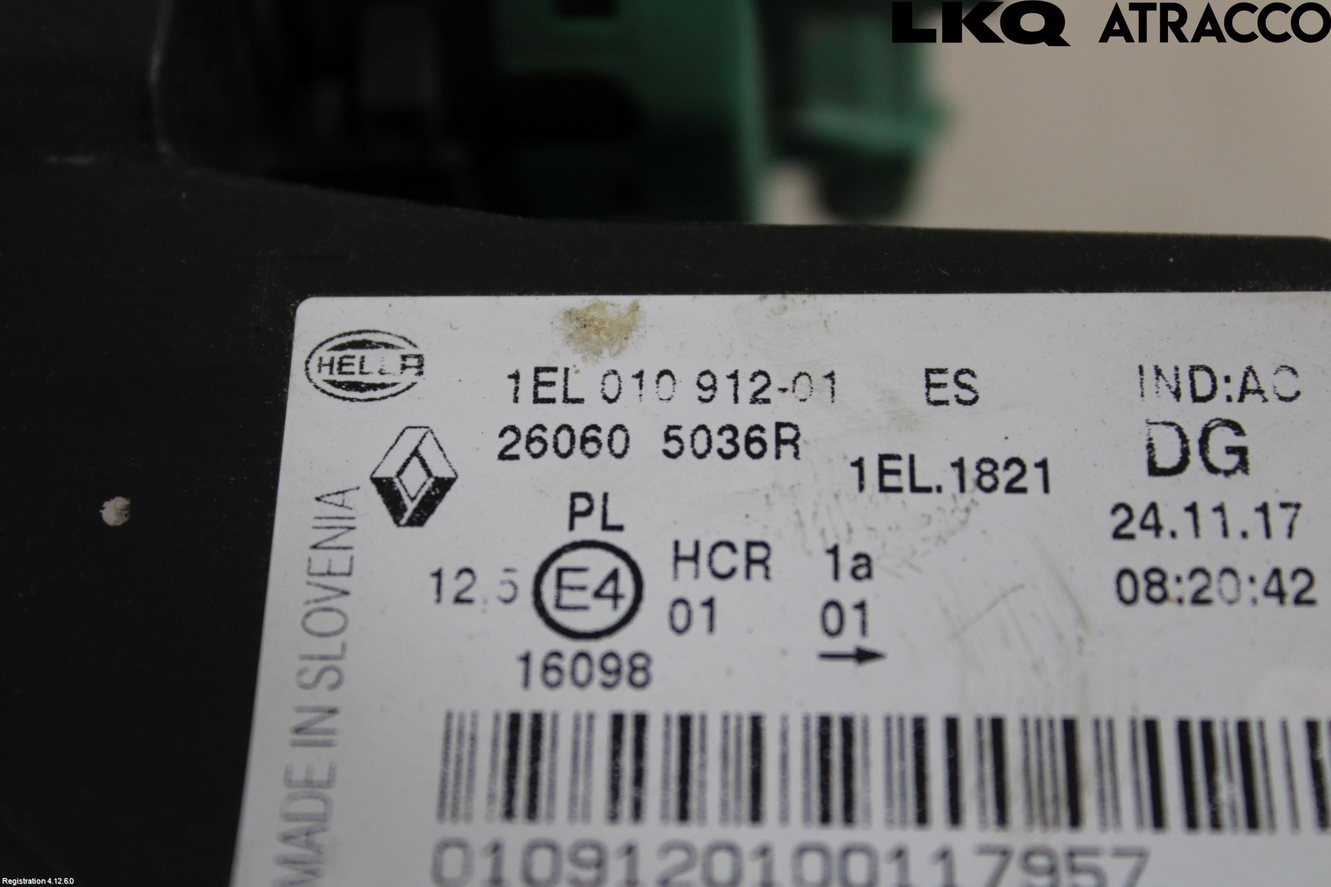 Renault ZOE/E-TECH 13- Strålkastare Vänster