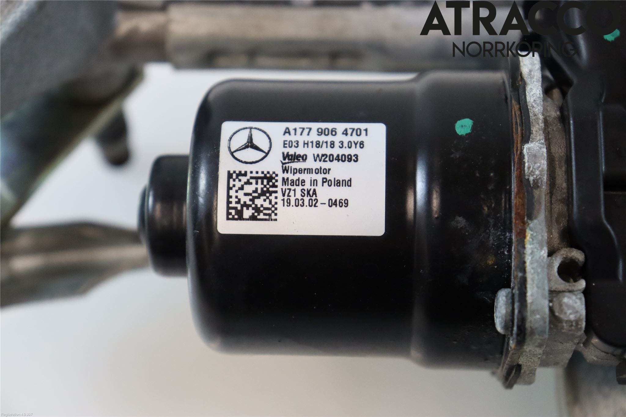 Mercedes-Benz MB A-KLASS (W177) 18- Torkarmekanism Vindruta