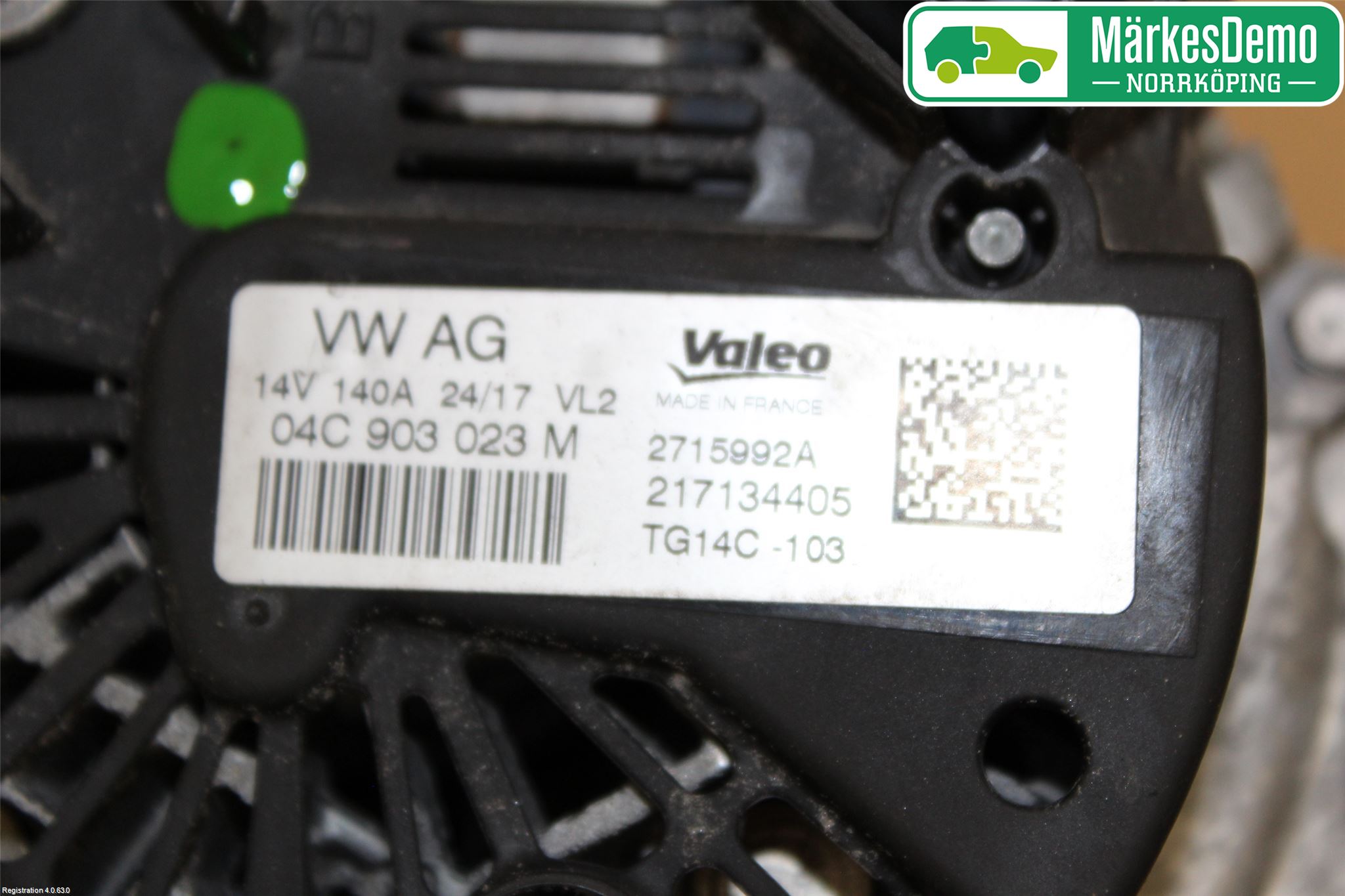 Volkswagen VW GOLF / E-GOLF VII 13-20 Generator