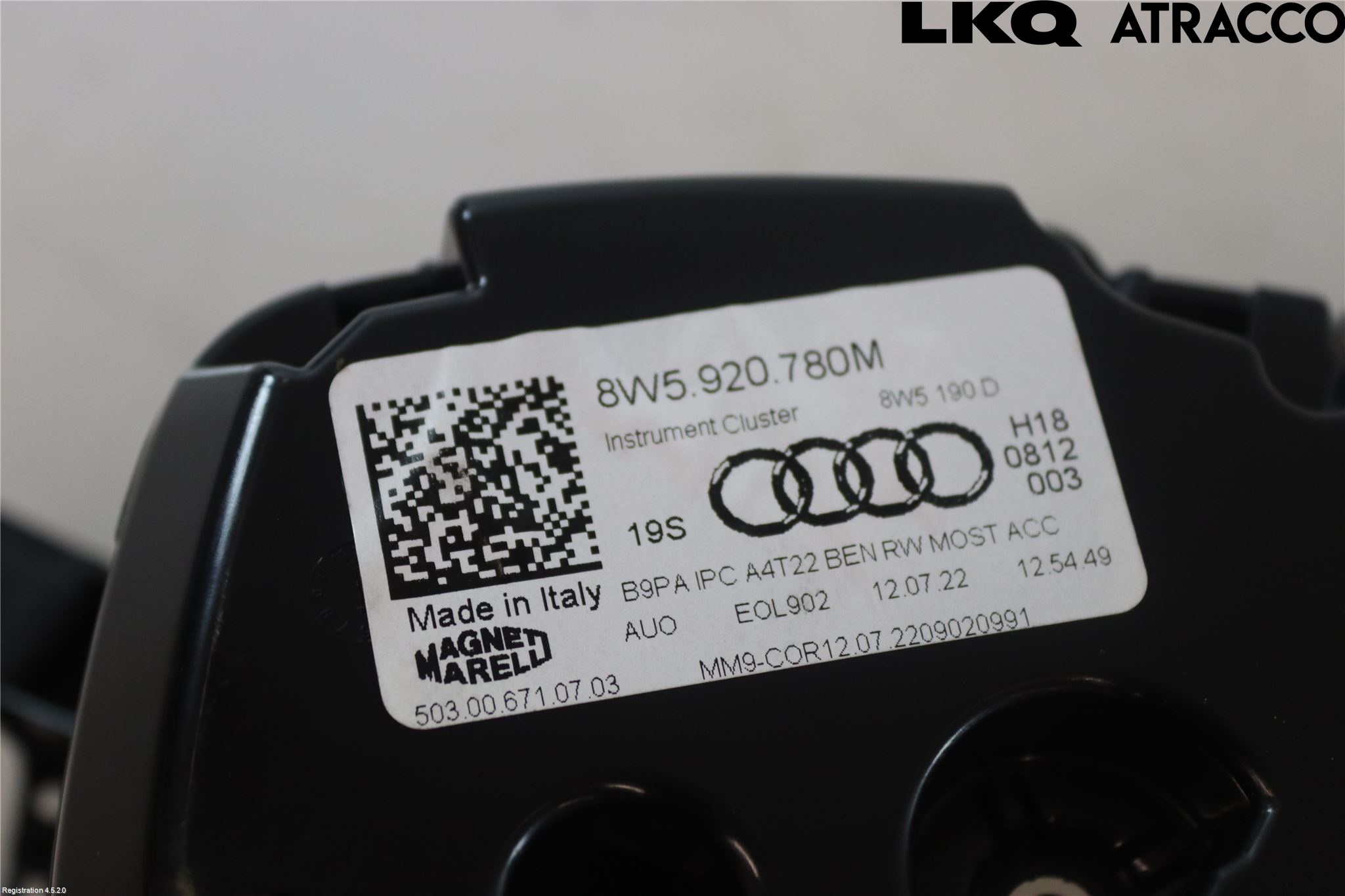 Audi A4/S4 B9 20- Instrument Komb