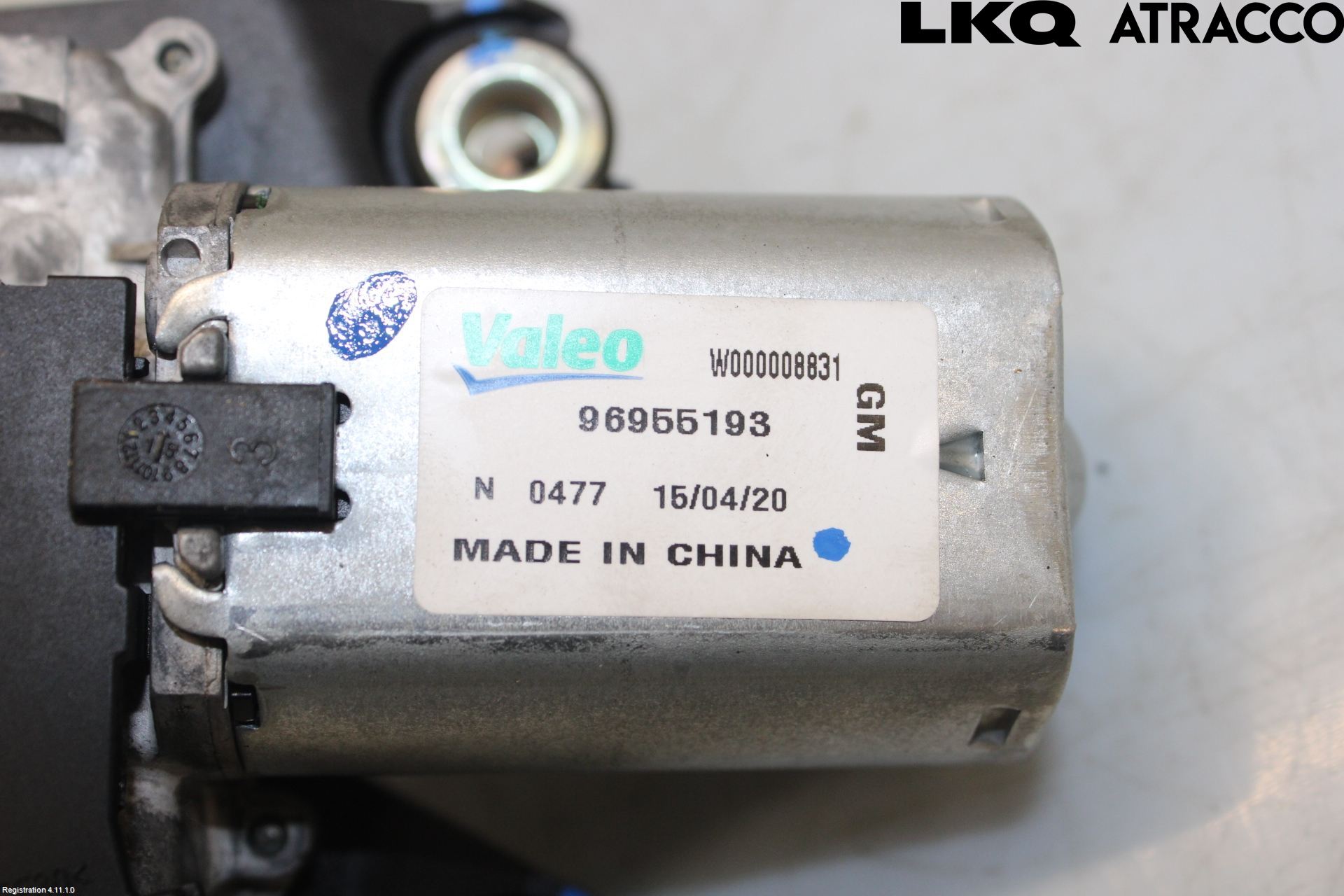 Opel MOKKA 13-20 Torkarmotor Baklucka