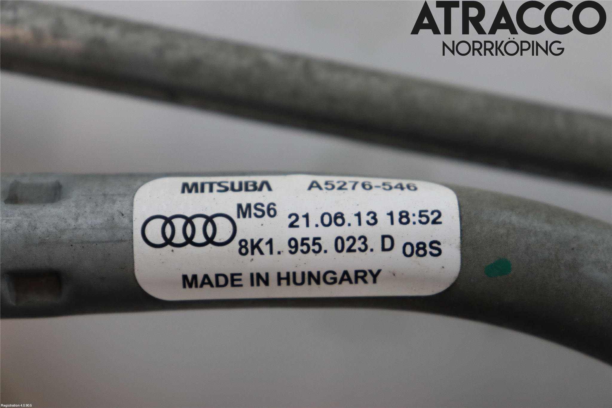 Audi A4 12-15 Torkarmekanism Vindruta