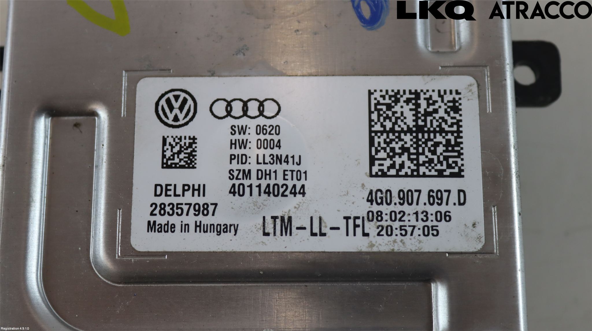 Audi A5 07-16 Styrenhet Strålkastare