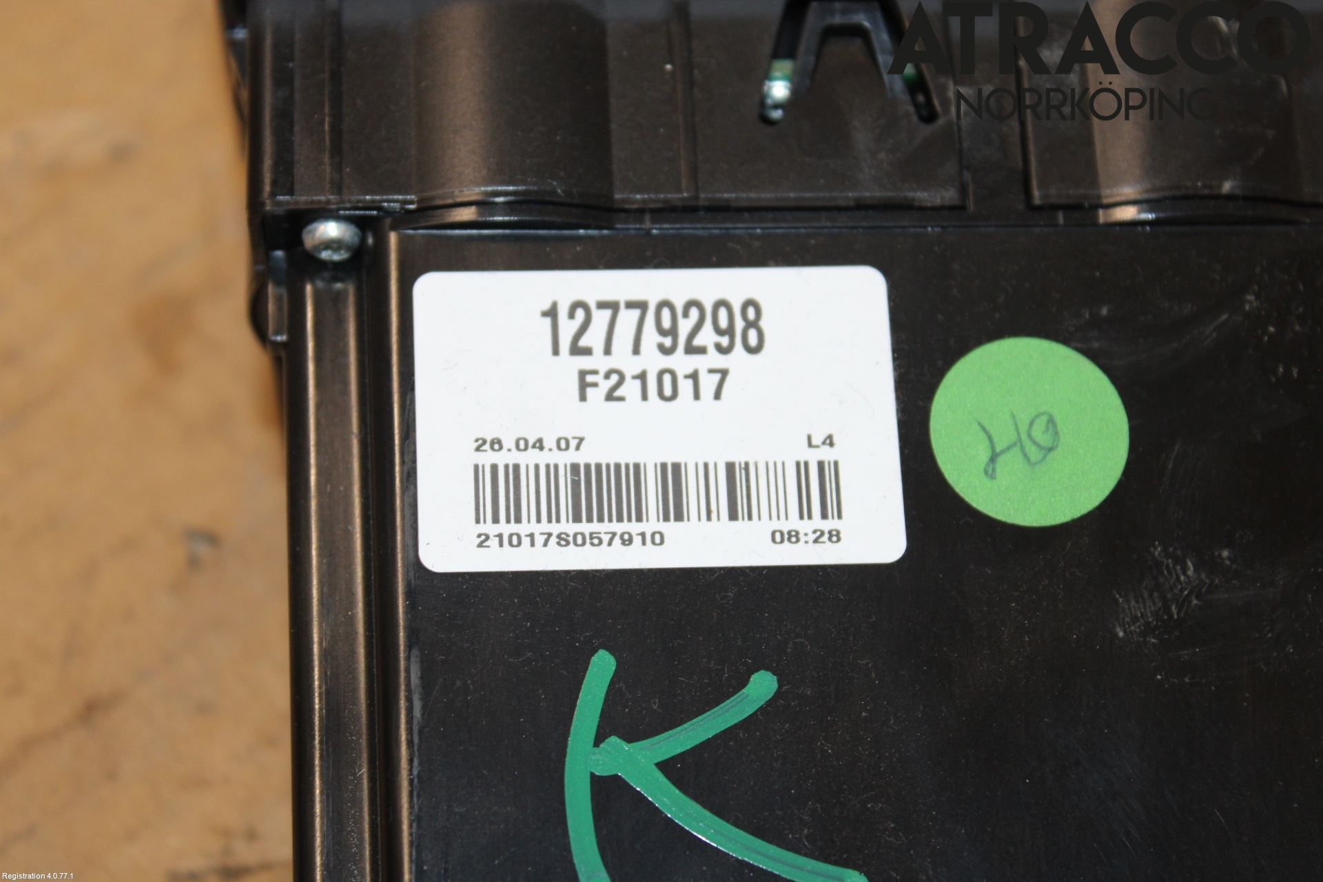 Saab 9-5     06-10 Värmereglage