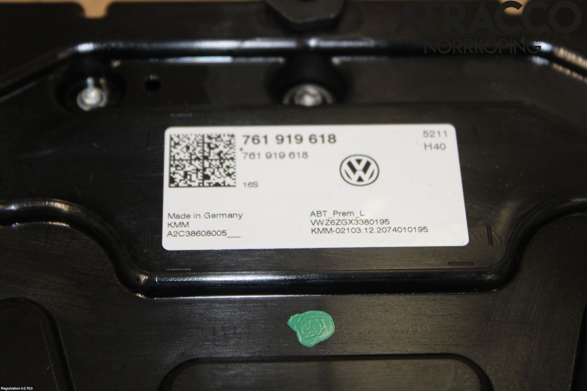 Volkswagen VW TOUAREG CR 18- Bildskärm