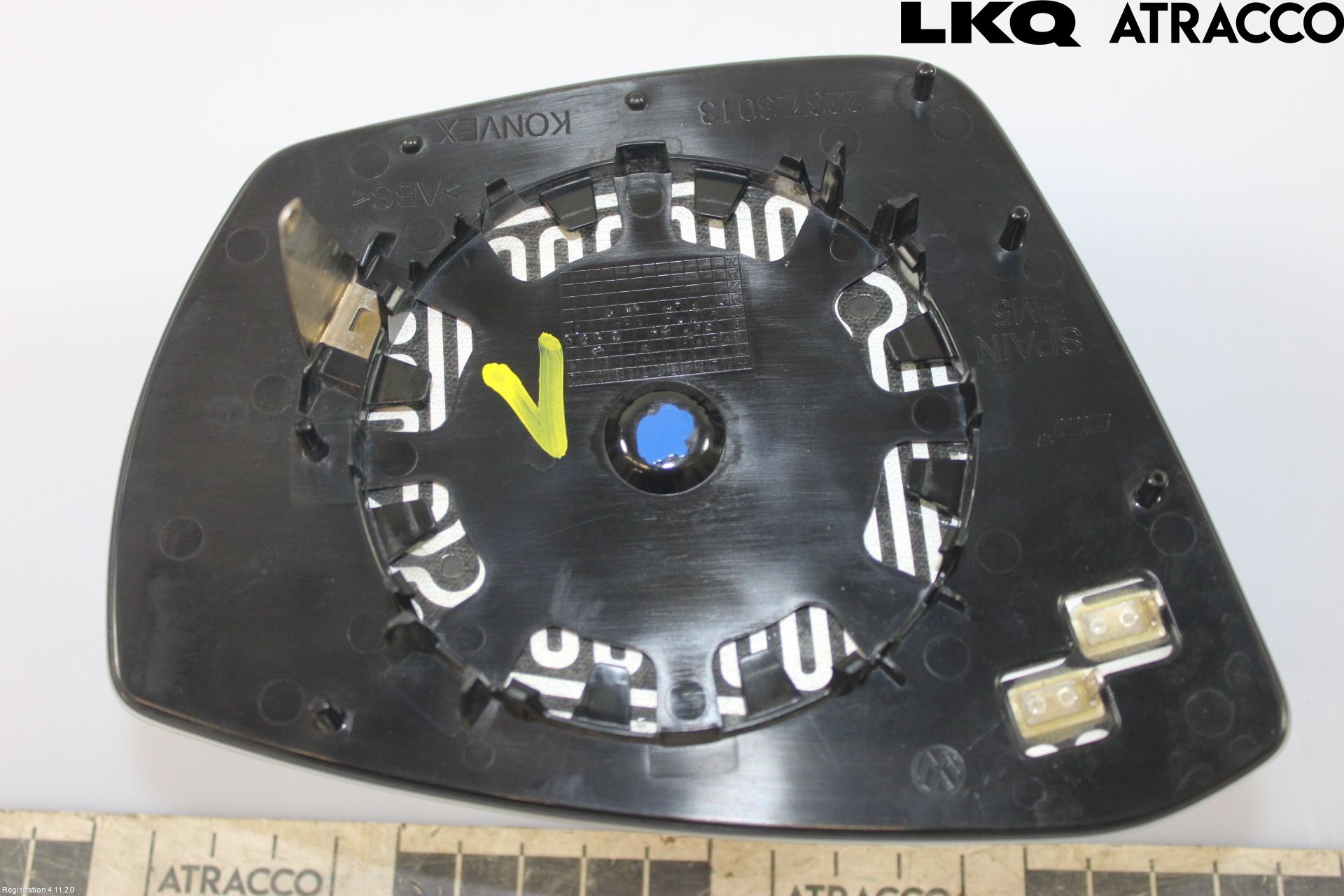 Volkswagen VW T-ROC 18- Spegelglas Vä