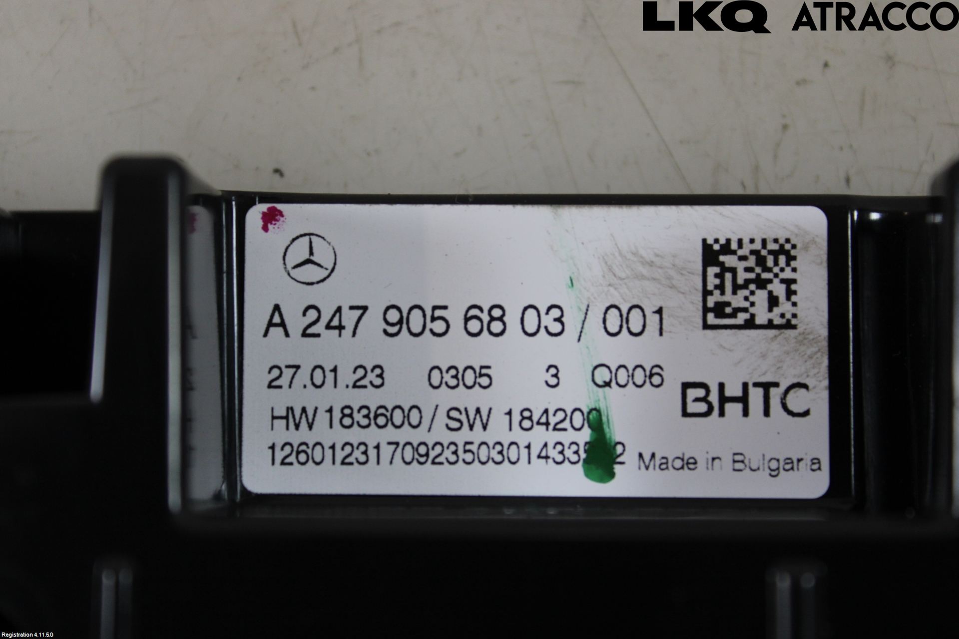 Mercedes-Benz MB CLA-KLASS (C118/X118) 19- Värmereglage