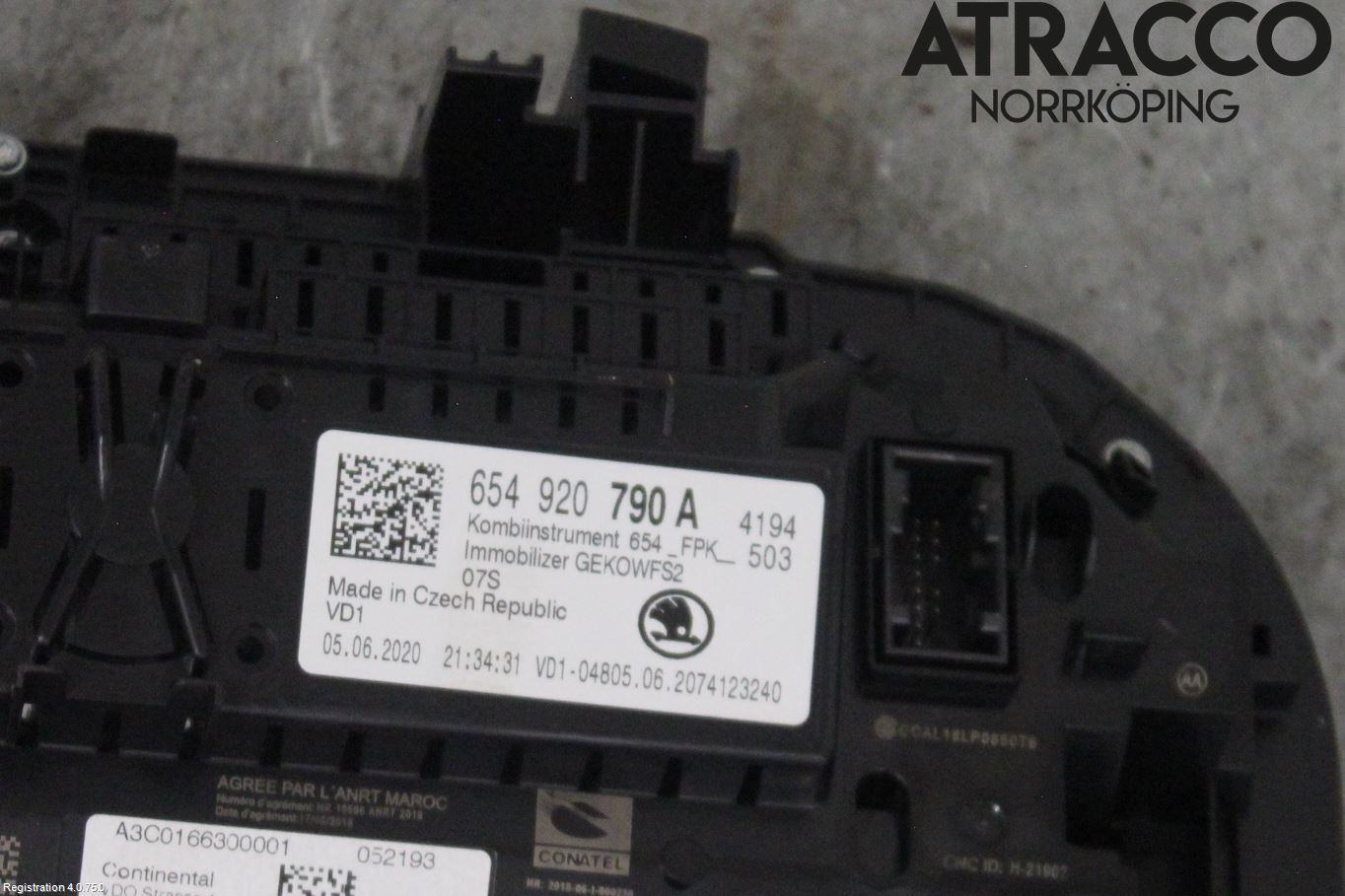 Skoda SCALA 19- Instrument Komb