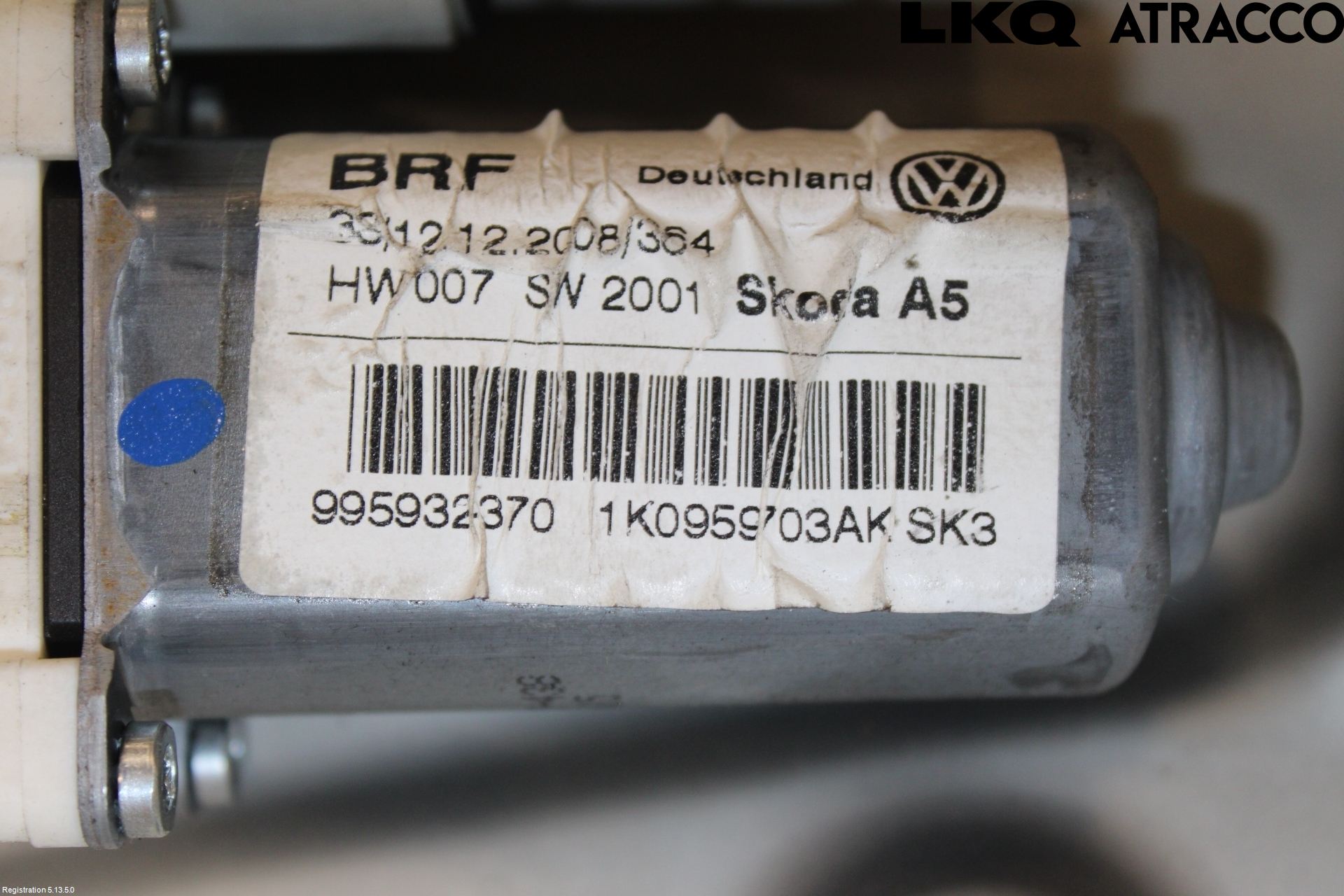 Skoda OCTAVIA (1Z) 05-13 Fönsterhiss El Kompl