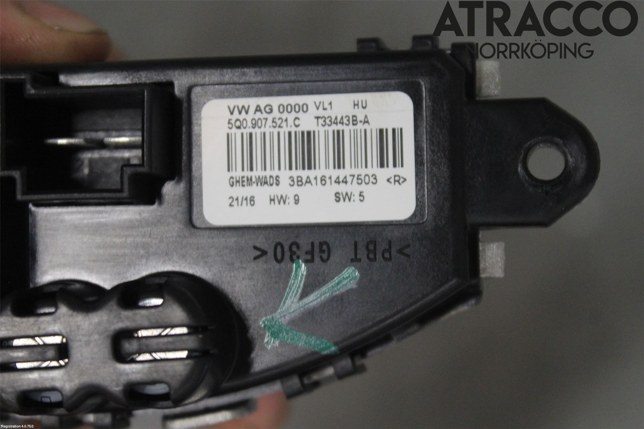 Volkswagen VW PASSAT 15-19 Värmefläktsmotstånd