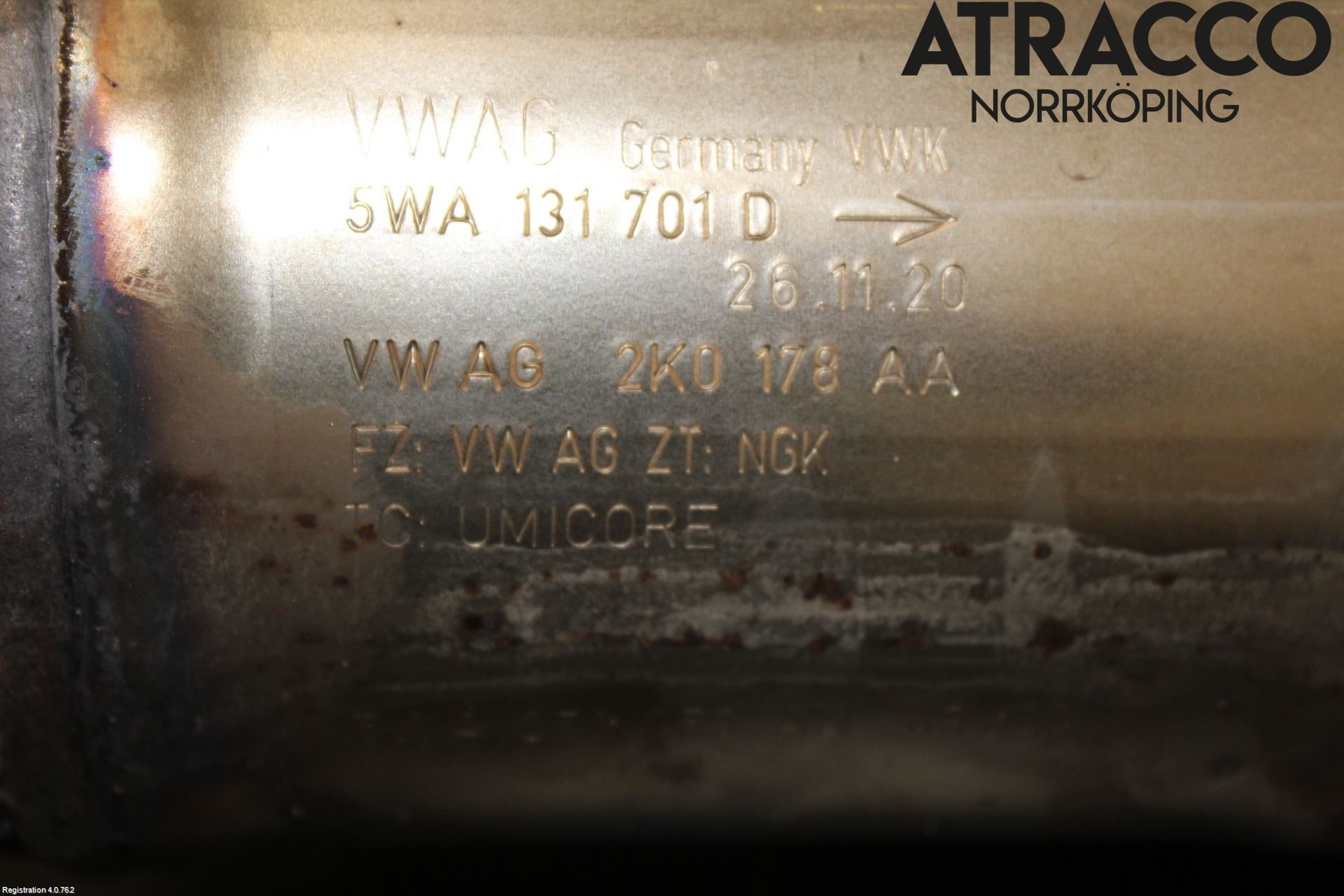 Volkswagen VW GOLF / E-GOLF VIII 20- Katalysator