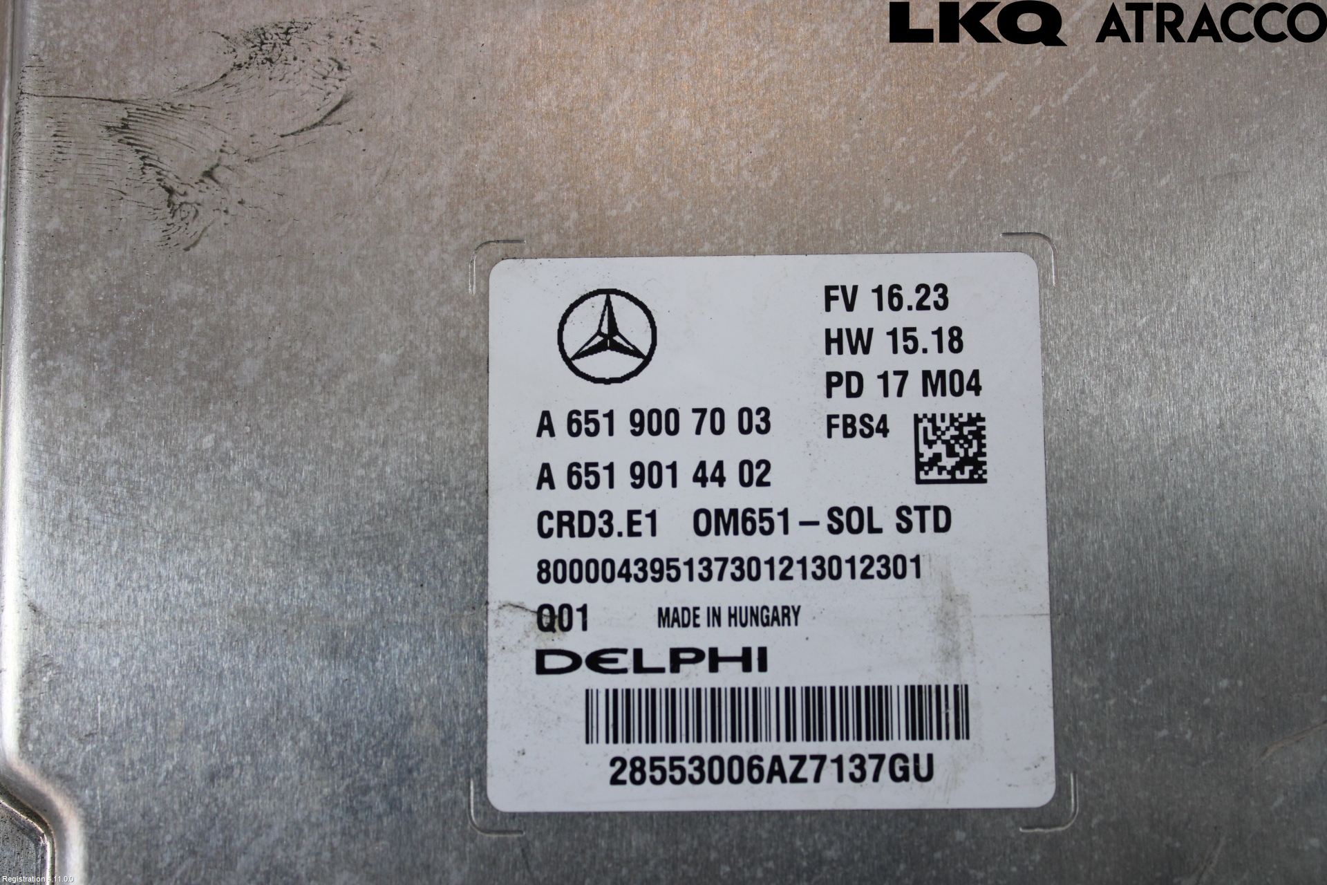 Mercedes-Benz MB CLA-KLASS (C117/X117) 13-19 Styrenhet Inspump Diesel
