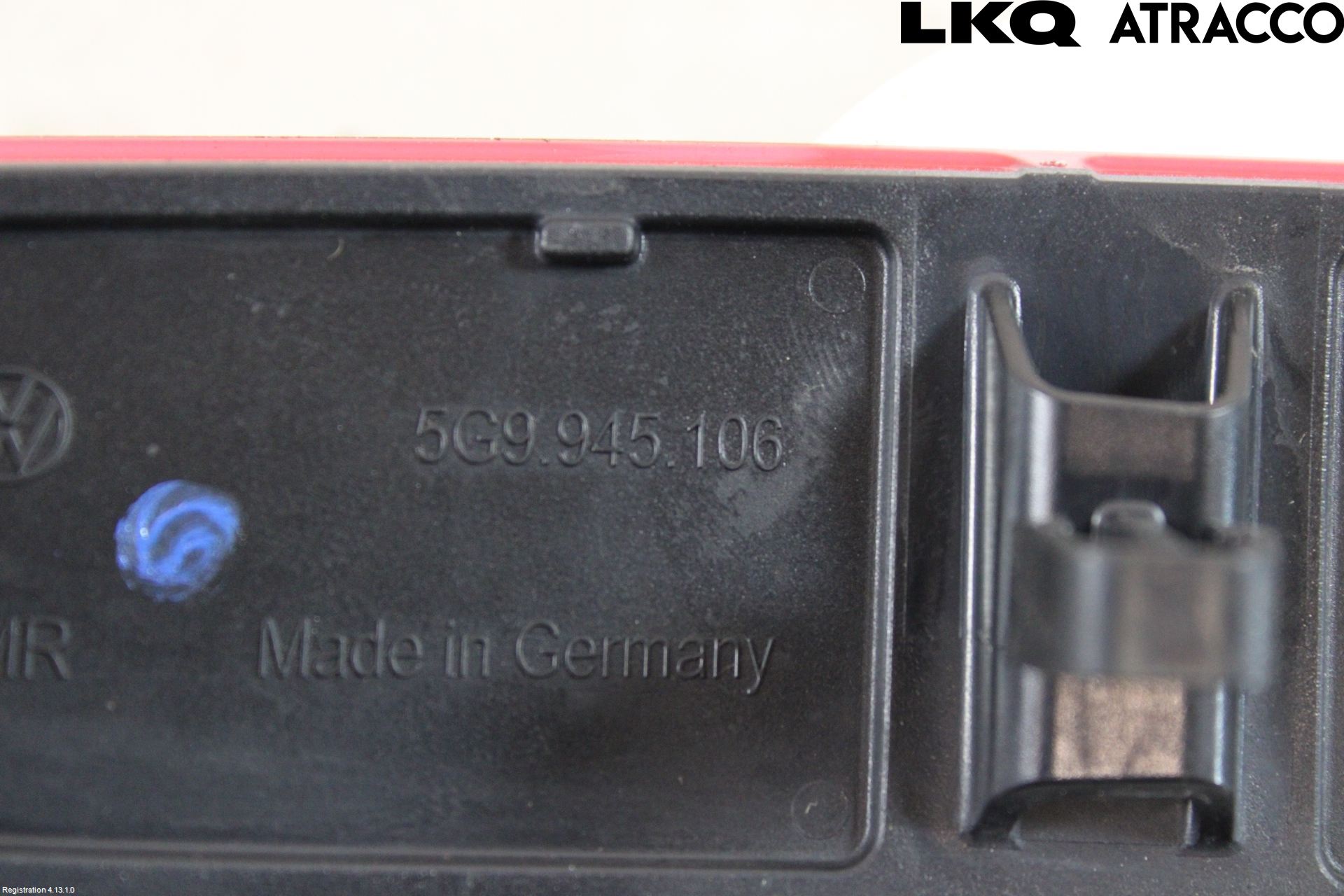 Volkswagen VW GOLF / E-GOLF VII 13-20 Dimljus/Reflex Bak