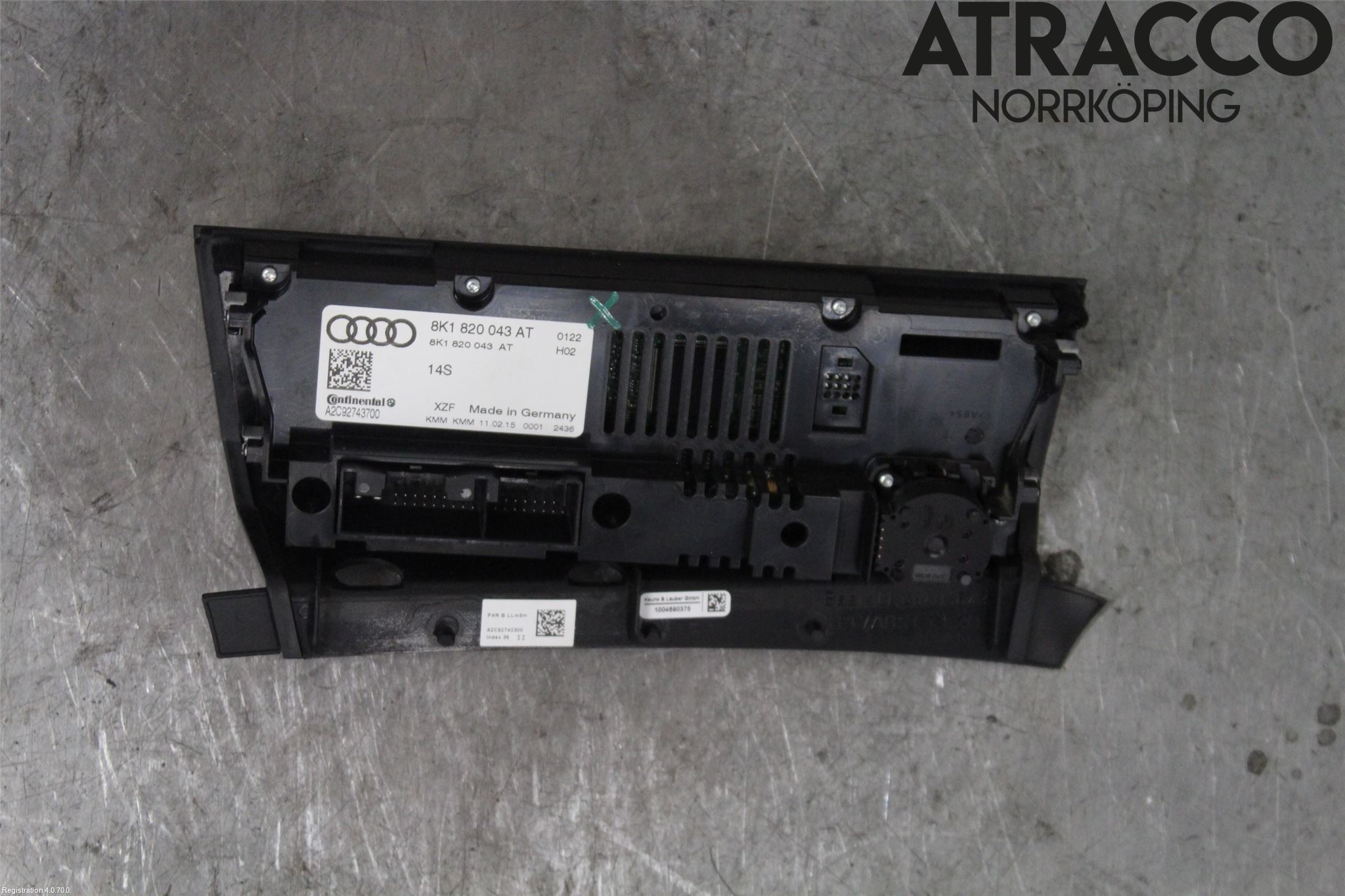 Audi Q5 09-16 Värmereglage