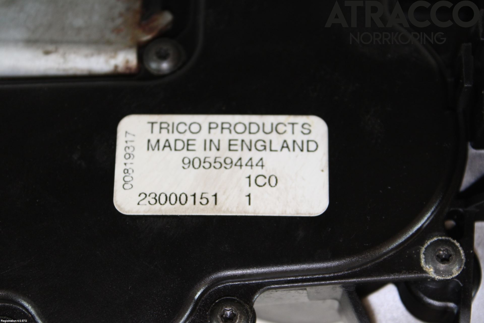 Opel ASTRA G 98-03 Torkarmotor Baklucka
