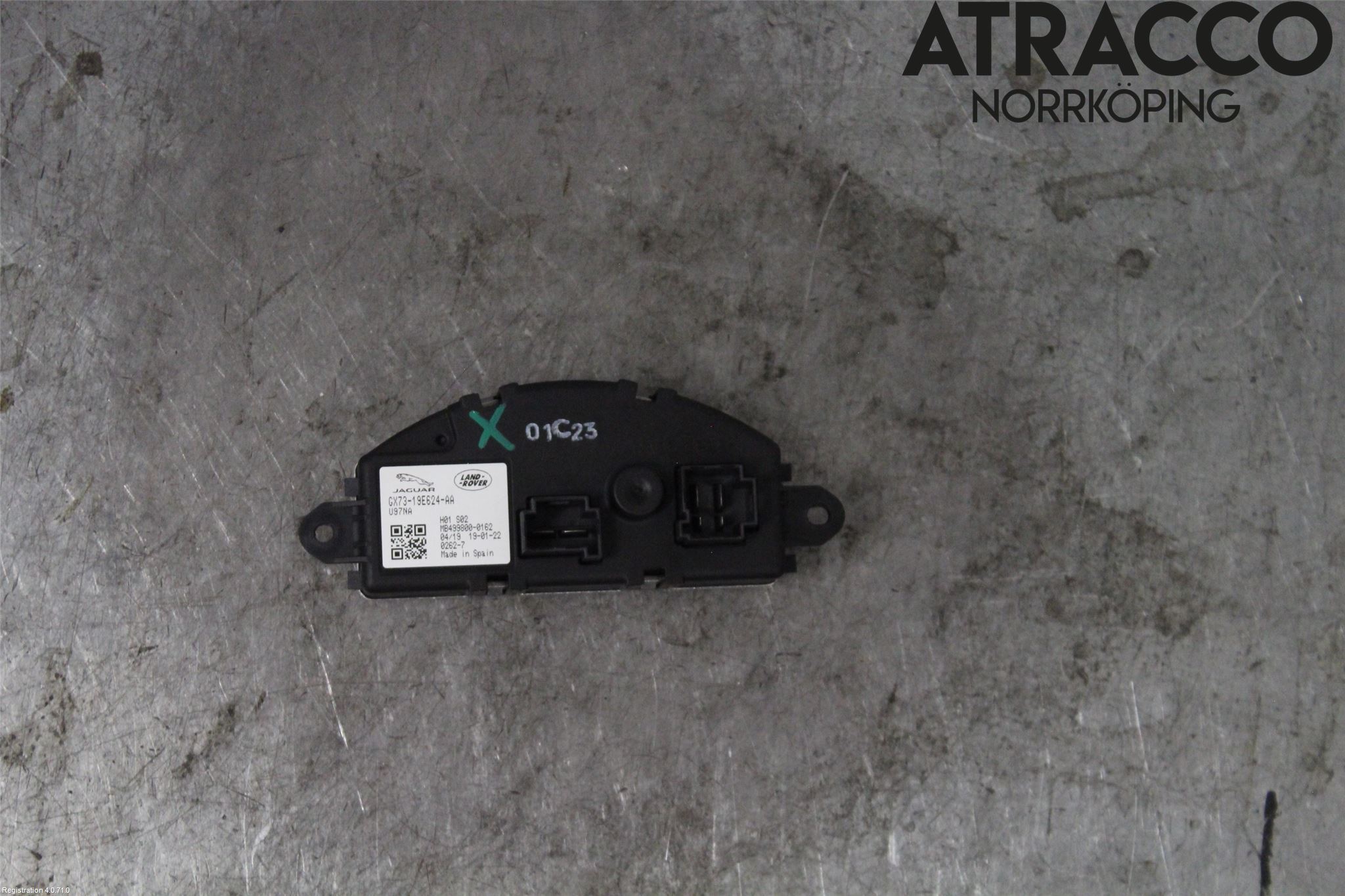 Jaguar F-PACE Värmefläktsmotstånd