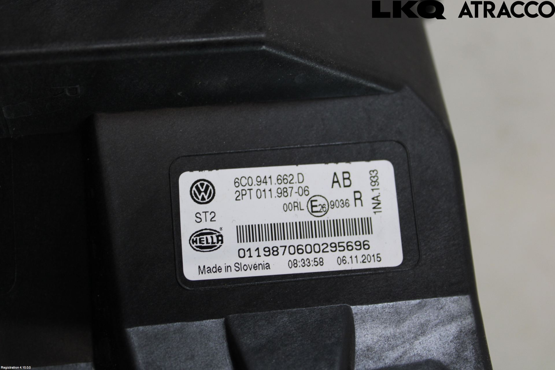 Volkswagen VW POLO 10-17 Dimljus-Varselljus Fram