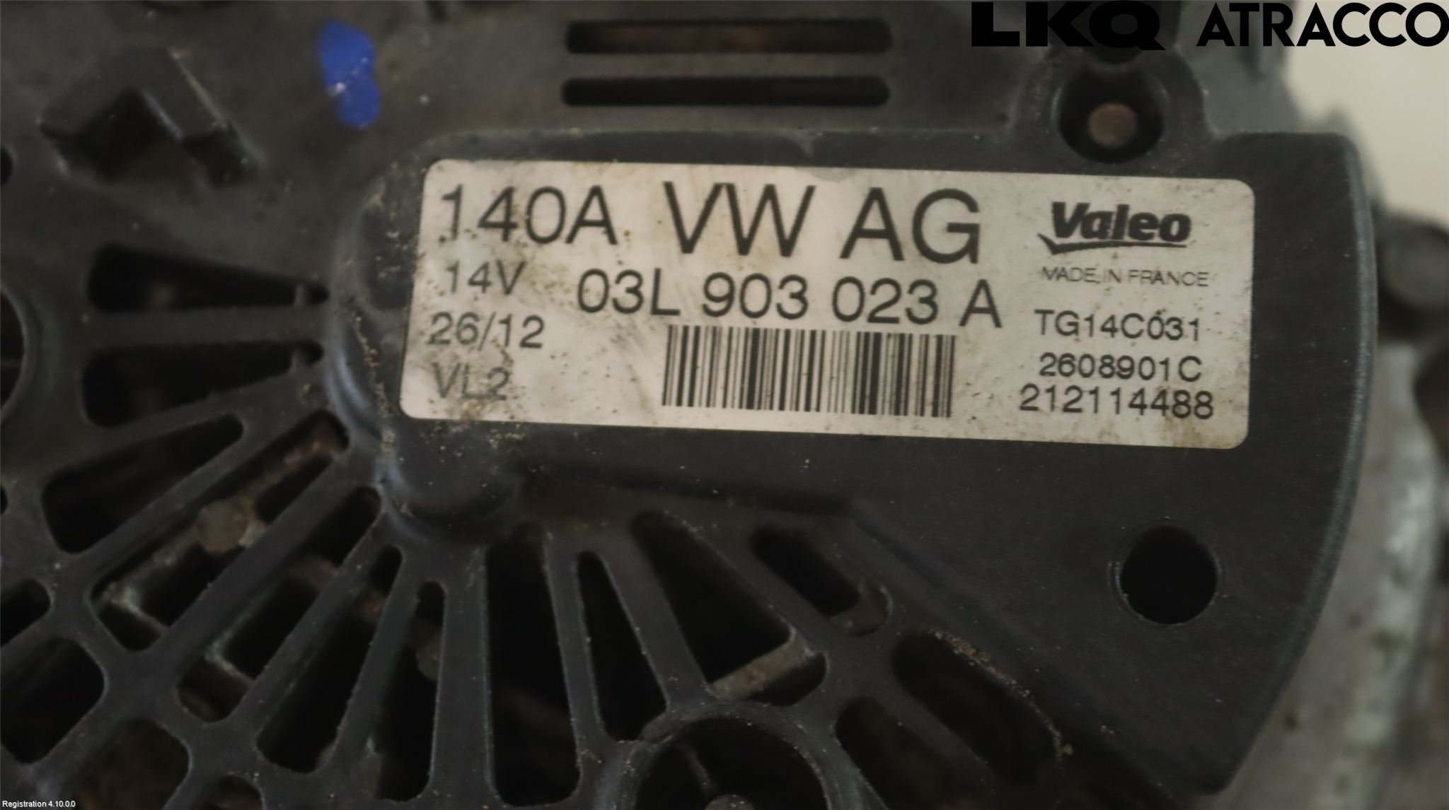 Audi A3/S3 05-13 Generator