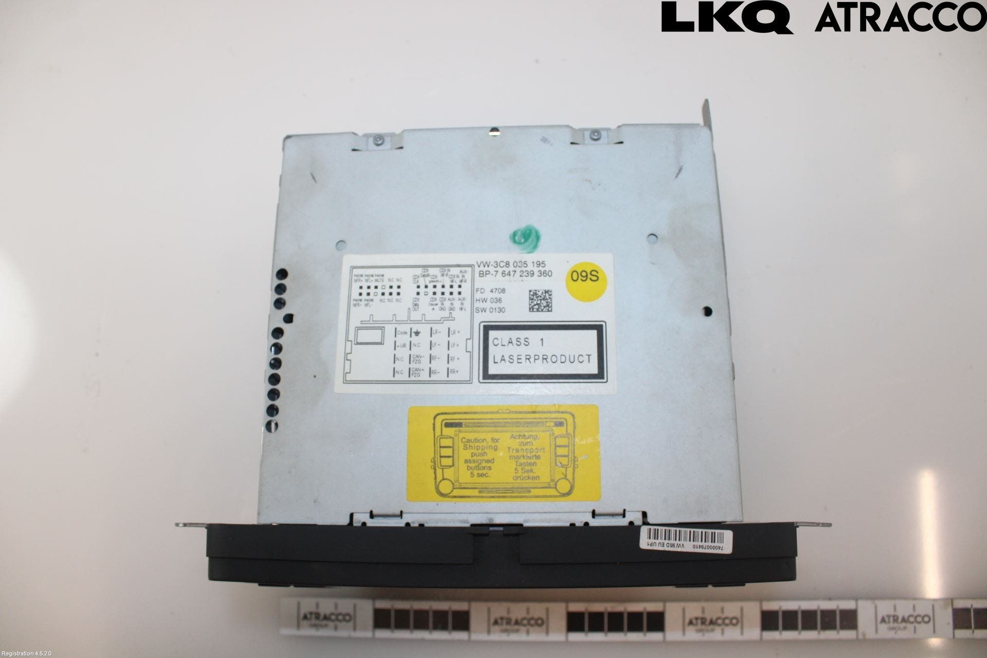 Volkswagen VW SCIROCCO 09-17 Cd Radio - Multimediapanel