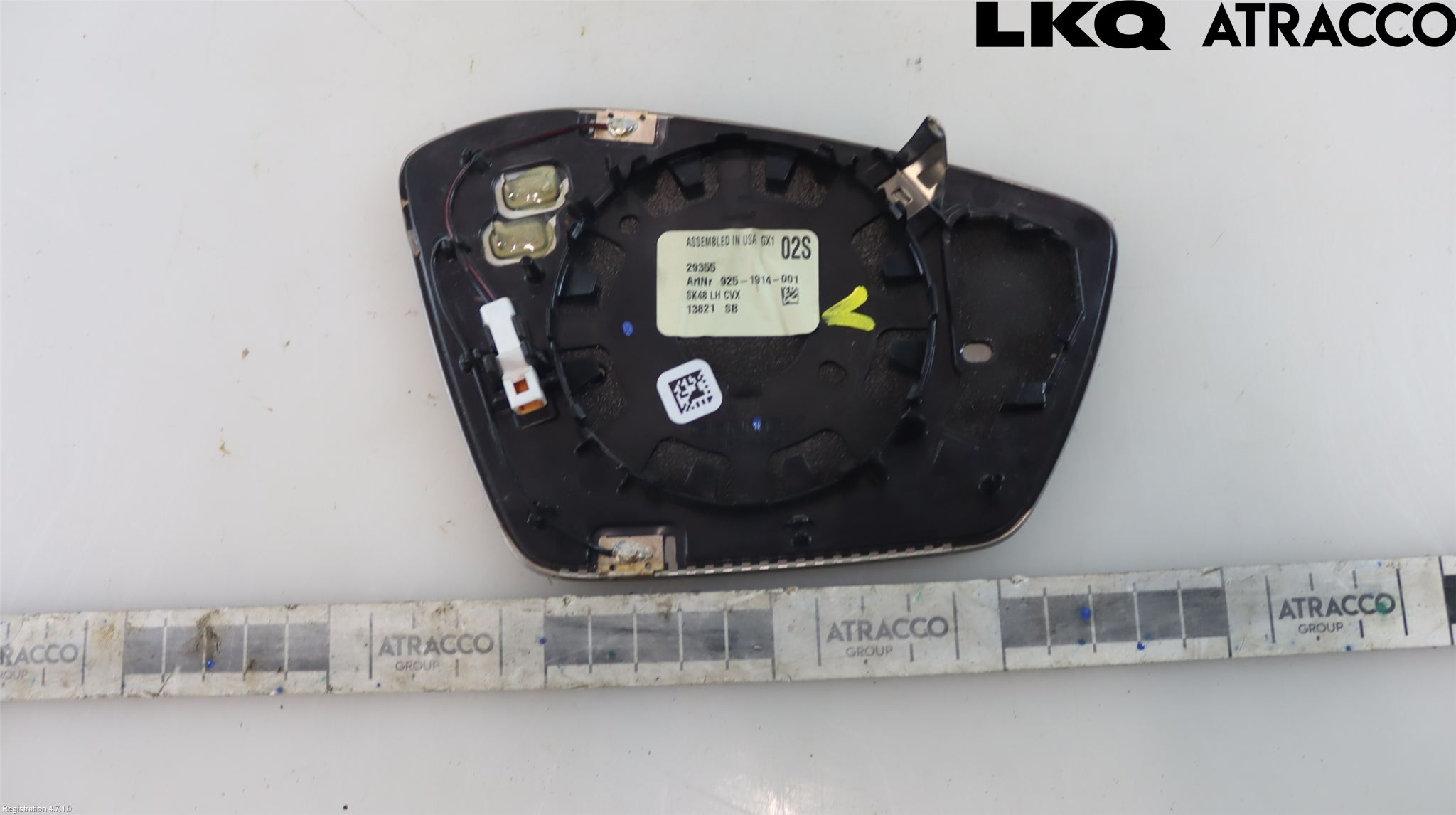 Skoda SUPERB 16-24 Spegelglas Vä