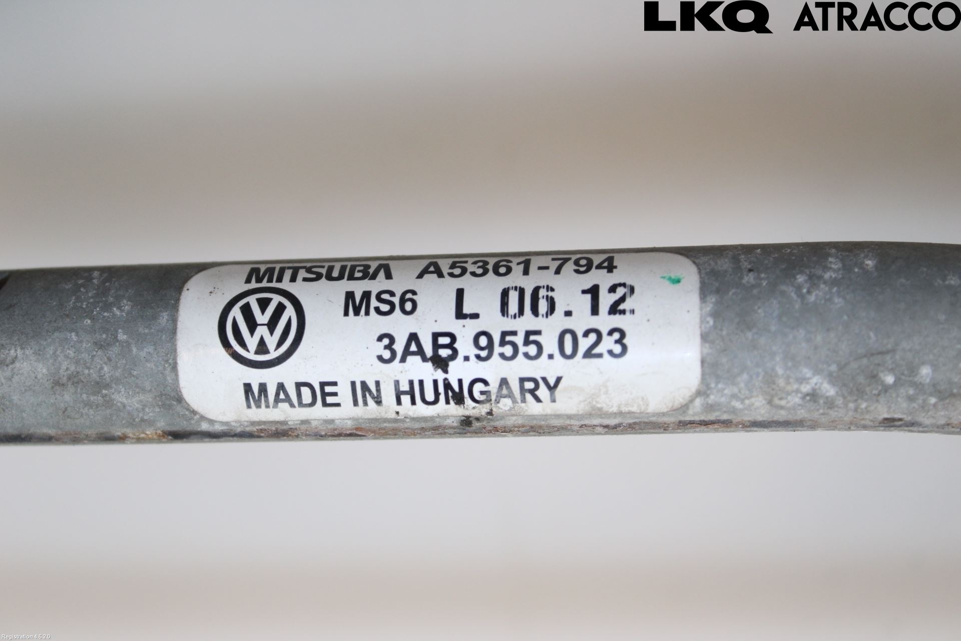 Volkswagen VW PASSAT 11-14 Torkarmekanism Vindruta