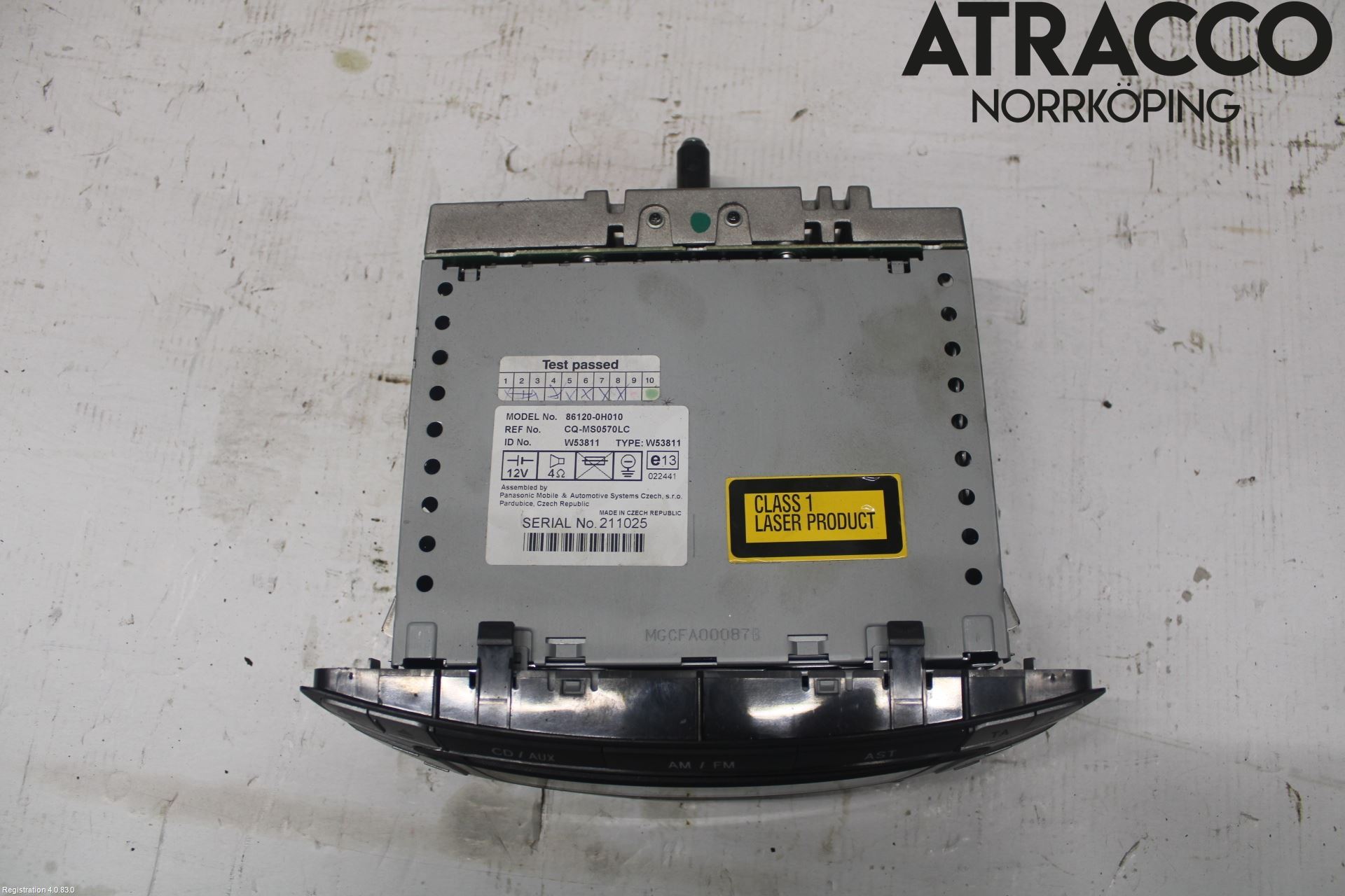 Peugeot 107 Cd Radio - Multimediapanel