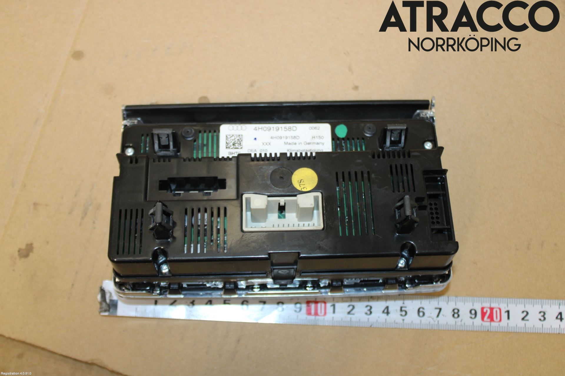 Audi A8/S8 4H 10-17 Värmereglage