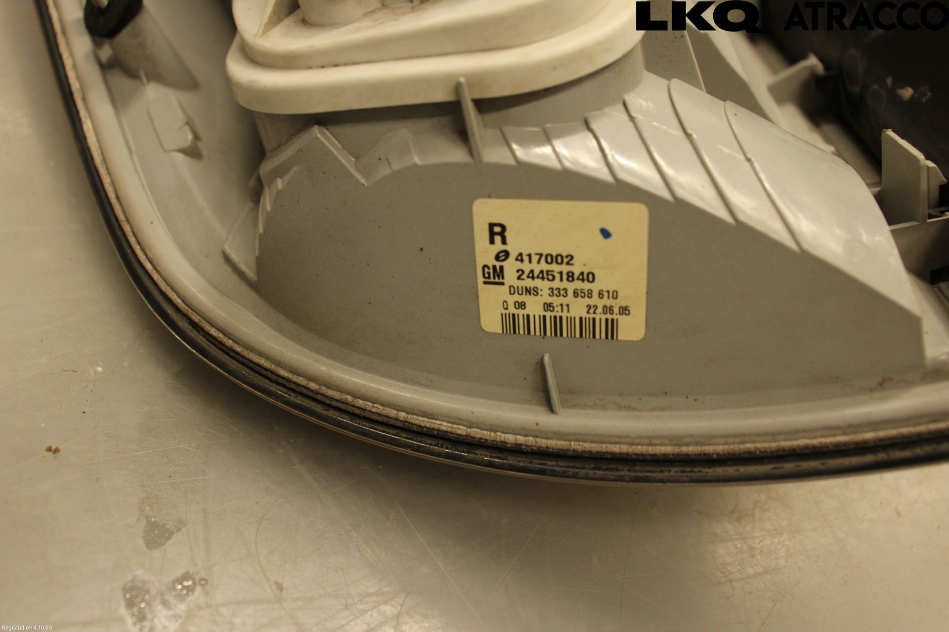 Opel ASTRA H 04-12 Bakljus Höger