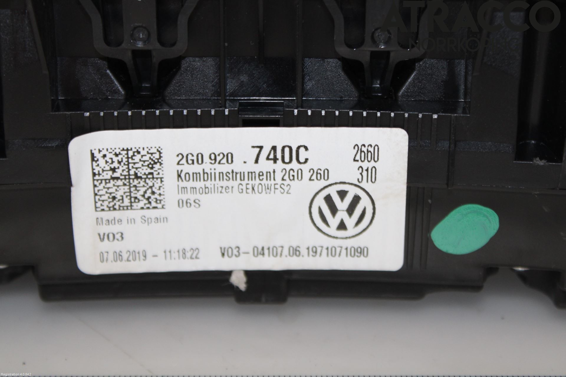 Volkswagen VW T-CROSS 19- Instrument Komb