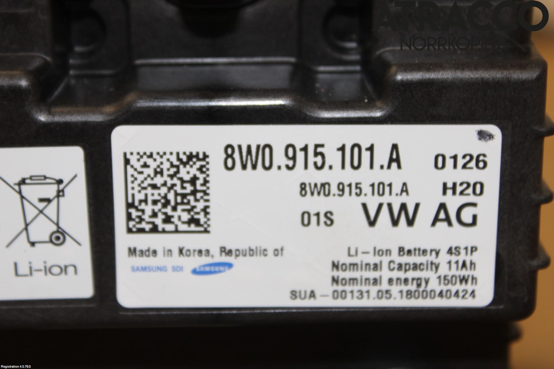 Audi A5 17- Batteri Högspänning