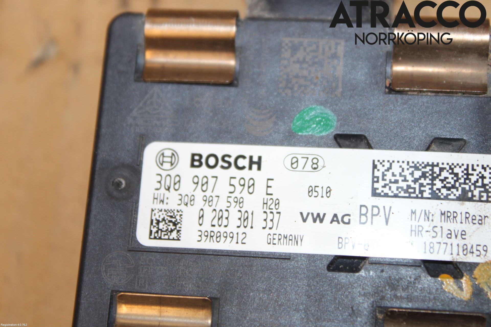 Volkswagen VW PASSAT 15-19 Sensor Aktivt Kollisionsskydd