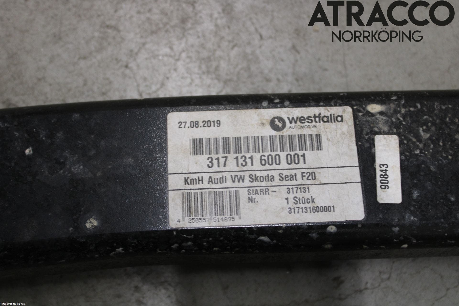 Audi Q2/SQ2 17- Dragkrok