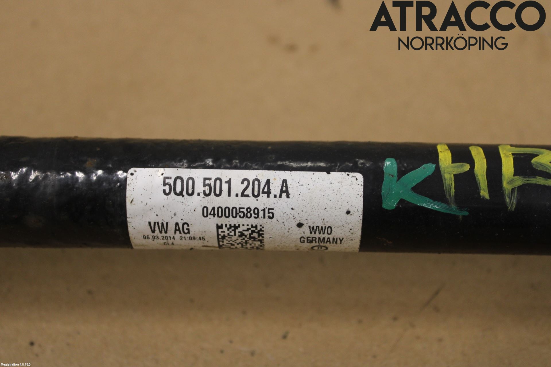 Skoda OCTAVIA (5E) 13-20 Drivaxel Bak Höger