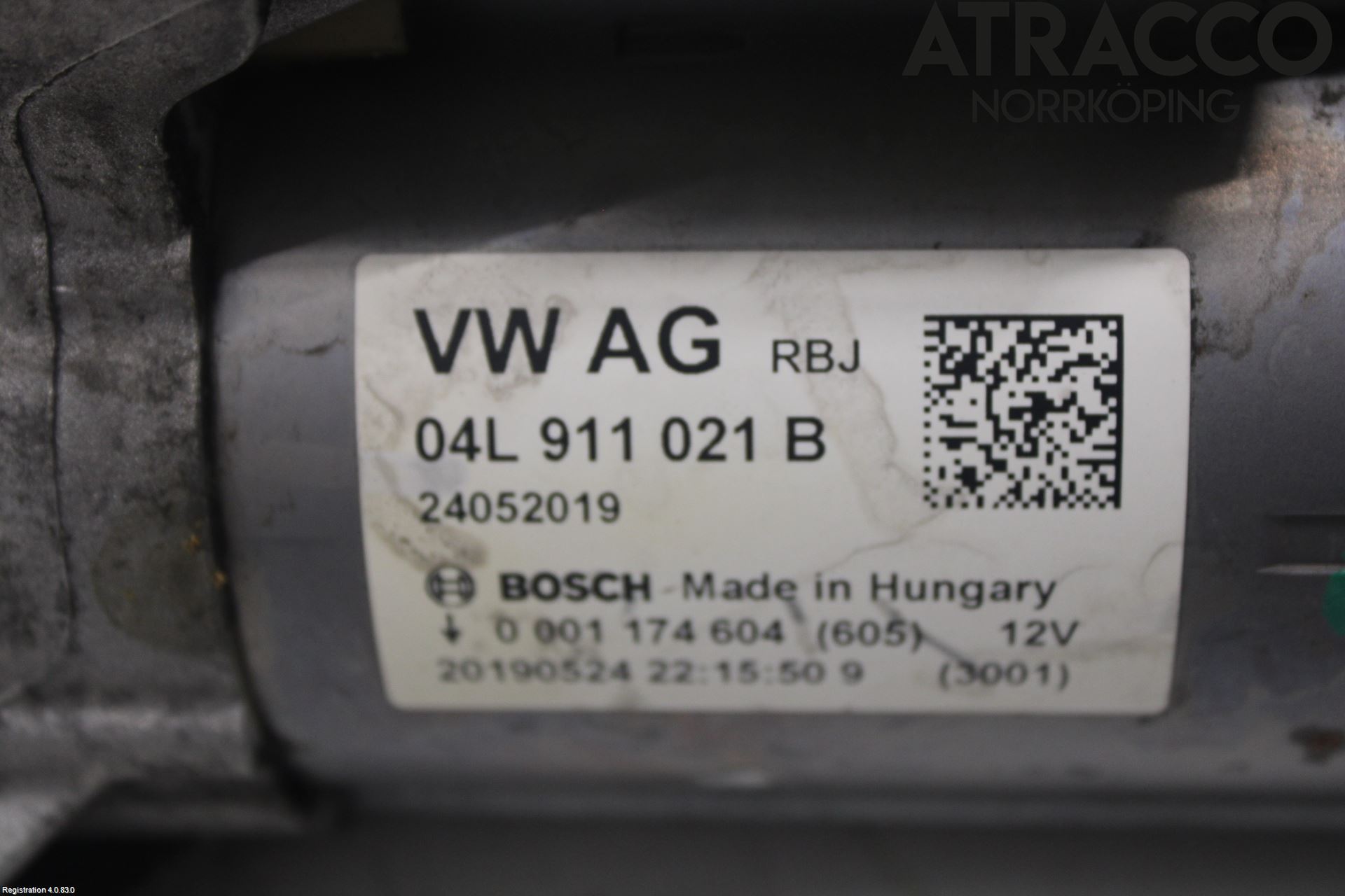 Audi A4/S4 B9 16-19 Startmotor Diesel