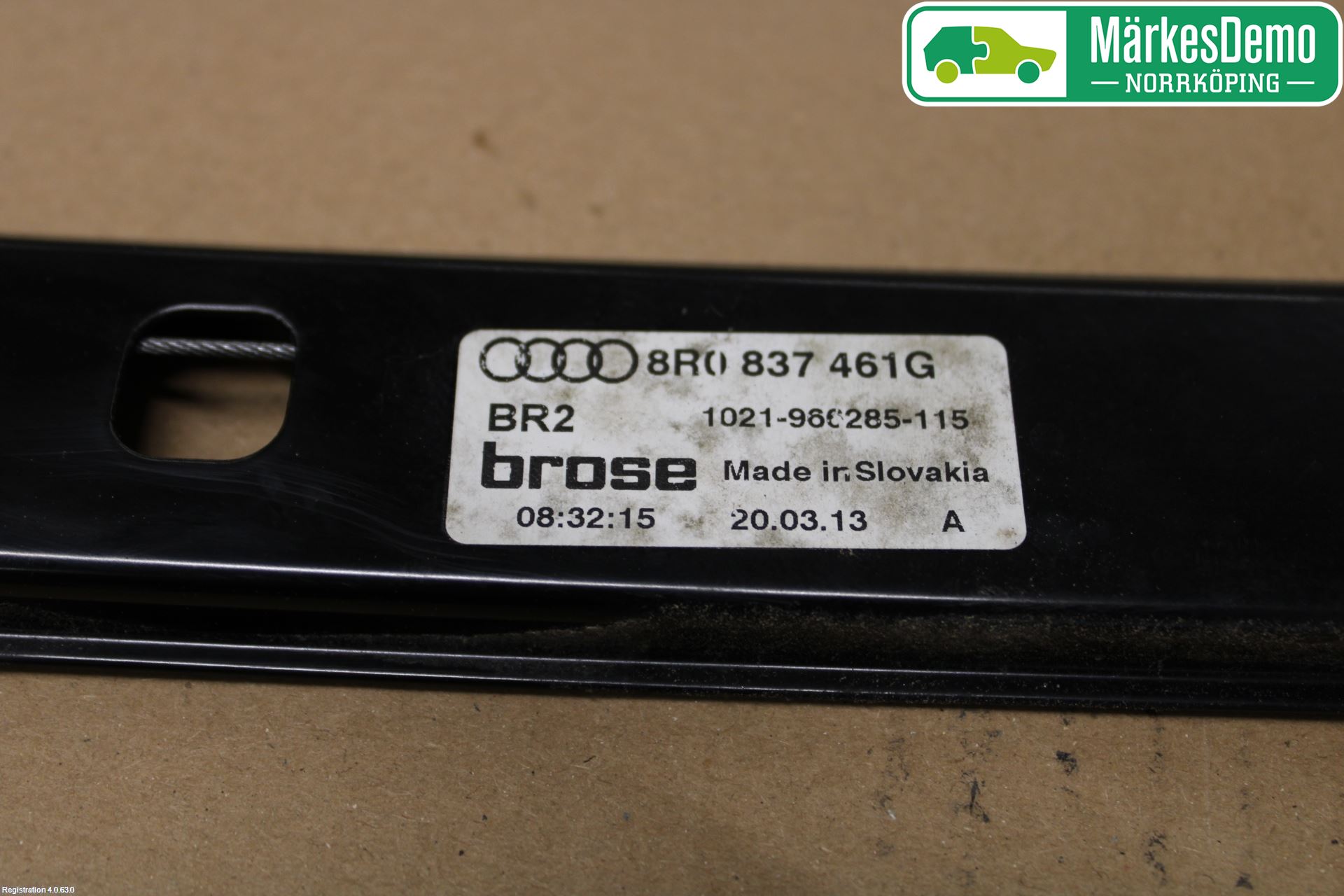 Audi Q5 09-16 Fönsterhiss El Kompl