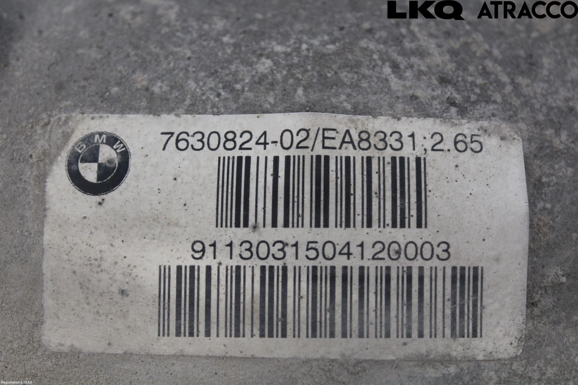 BMW 5 F10/F11/F18 09-17 Bakväxel-Diff
