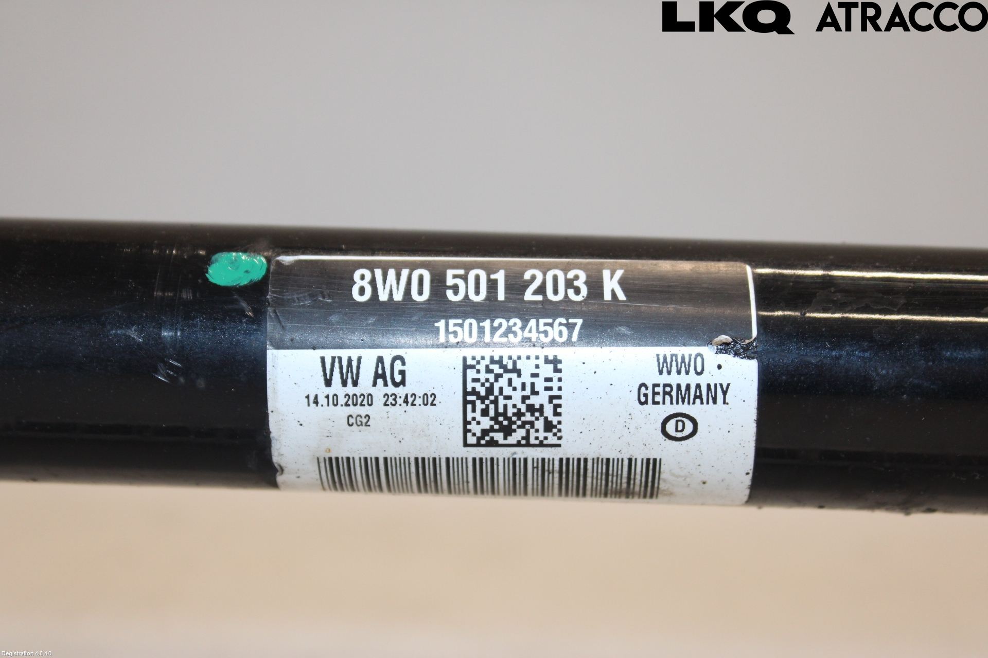 Audi A5 17- Drivaxel Bak Vänster