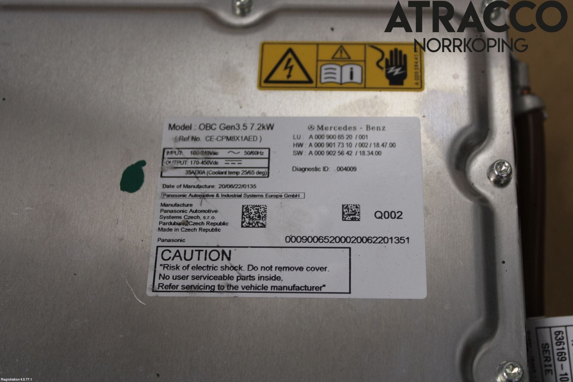 Mercedes-Benz MB A-KLASS (W177) 18- Batteriladdare Högspänning