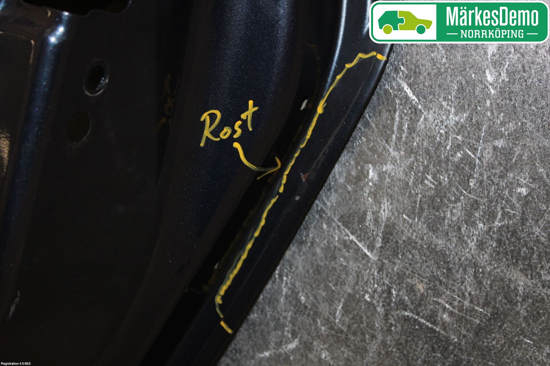 Peugeot 308 08-13 Dörr Bak Höger