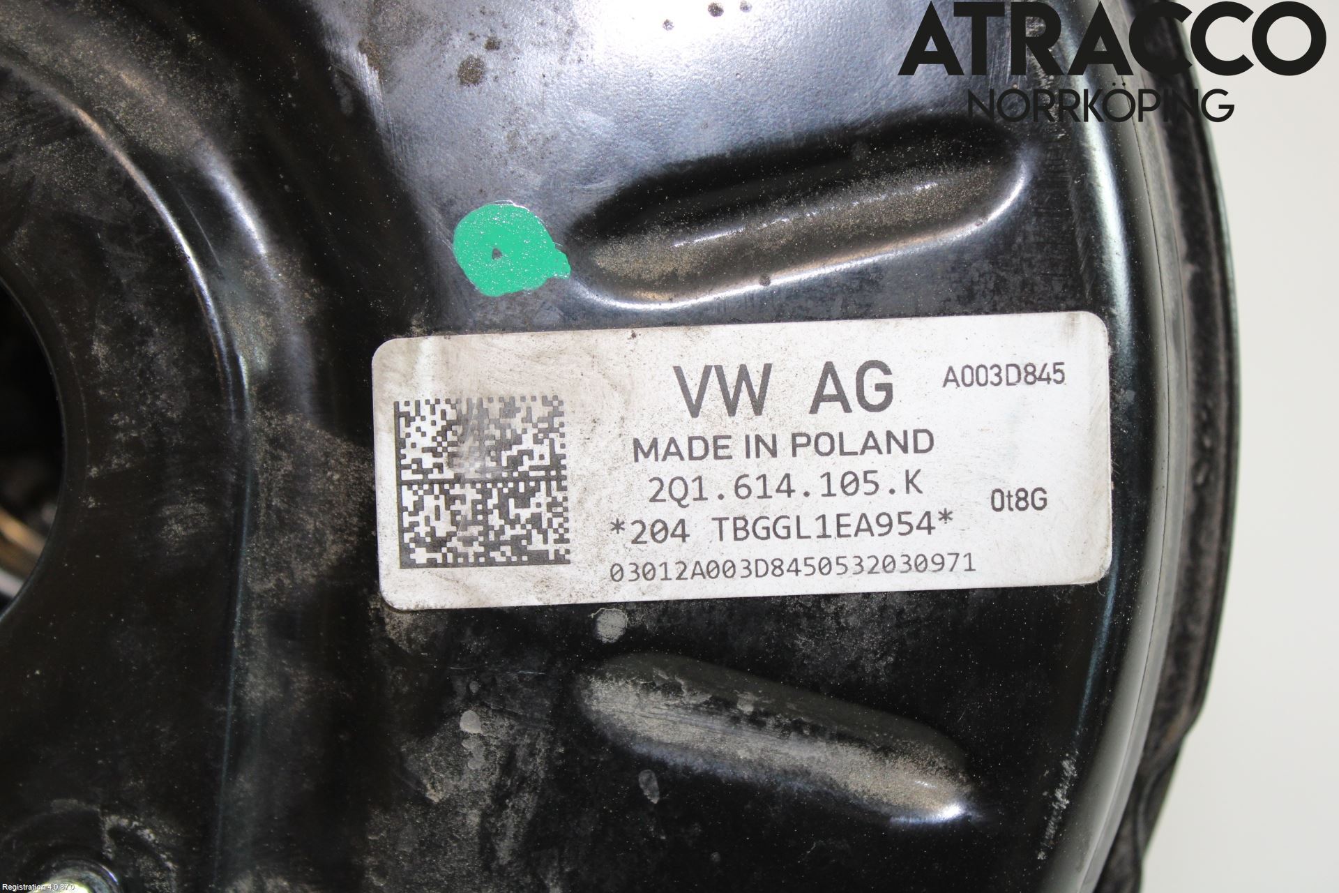 Volkswagen VW POLO VI 18->> Bromsservo