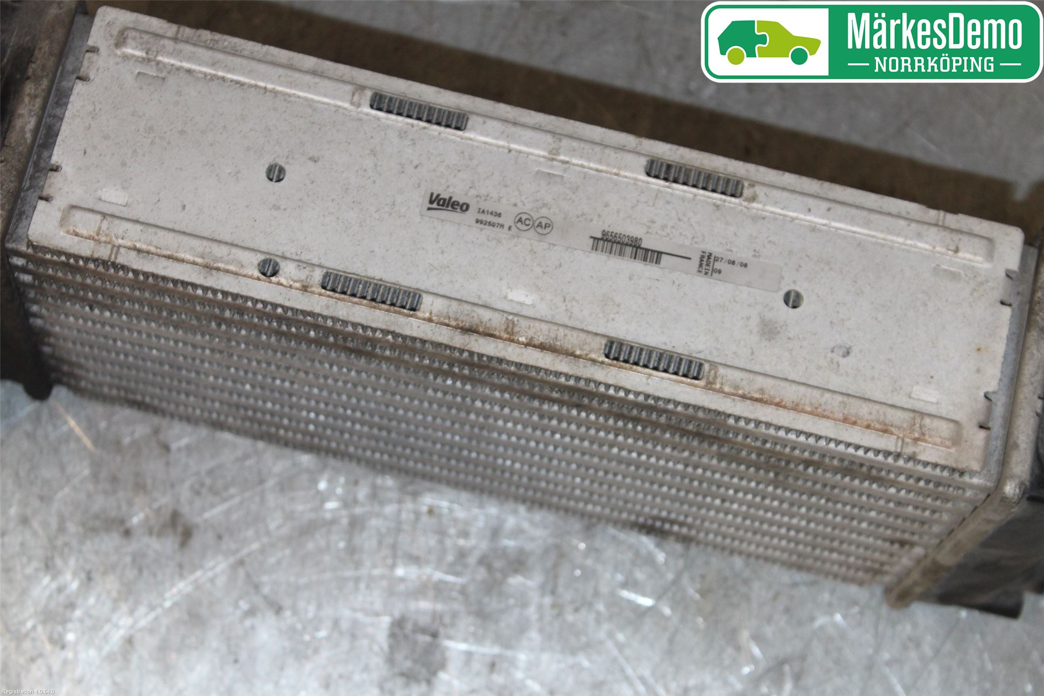 Peugeot PARTNER 08-15 Laddluft-Intercooler Kyl