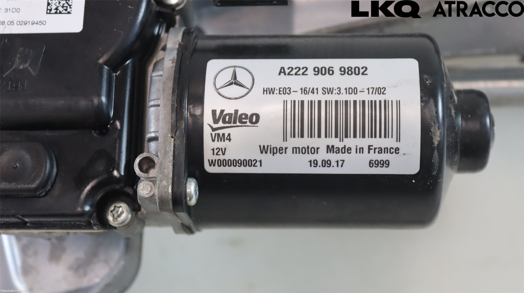 Mercedes-Benz MB S-KLASS (W222) 13-20 Torkarmekanism Vindruta
