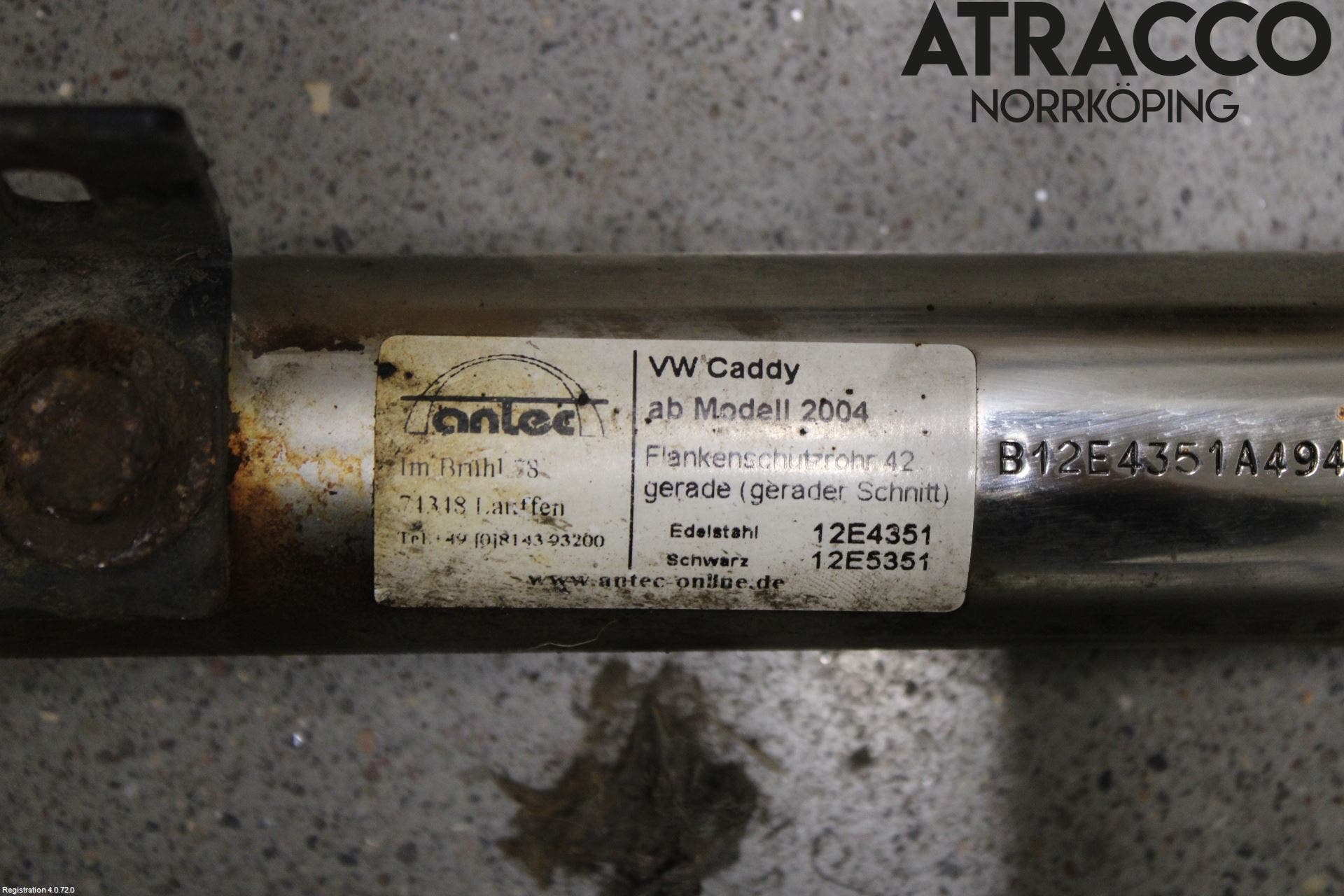 Volkswagen VW CADDY 16-20 Fotsteg