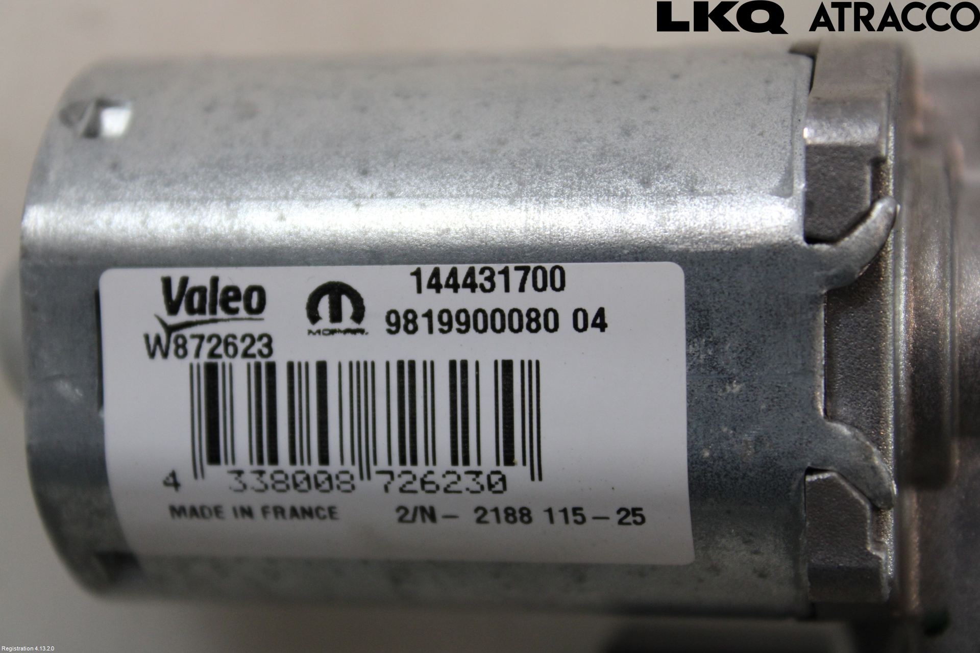 Opel CORSA F, CORSA-E 20- Torkarmotor Baklucka